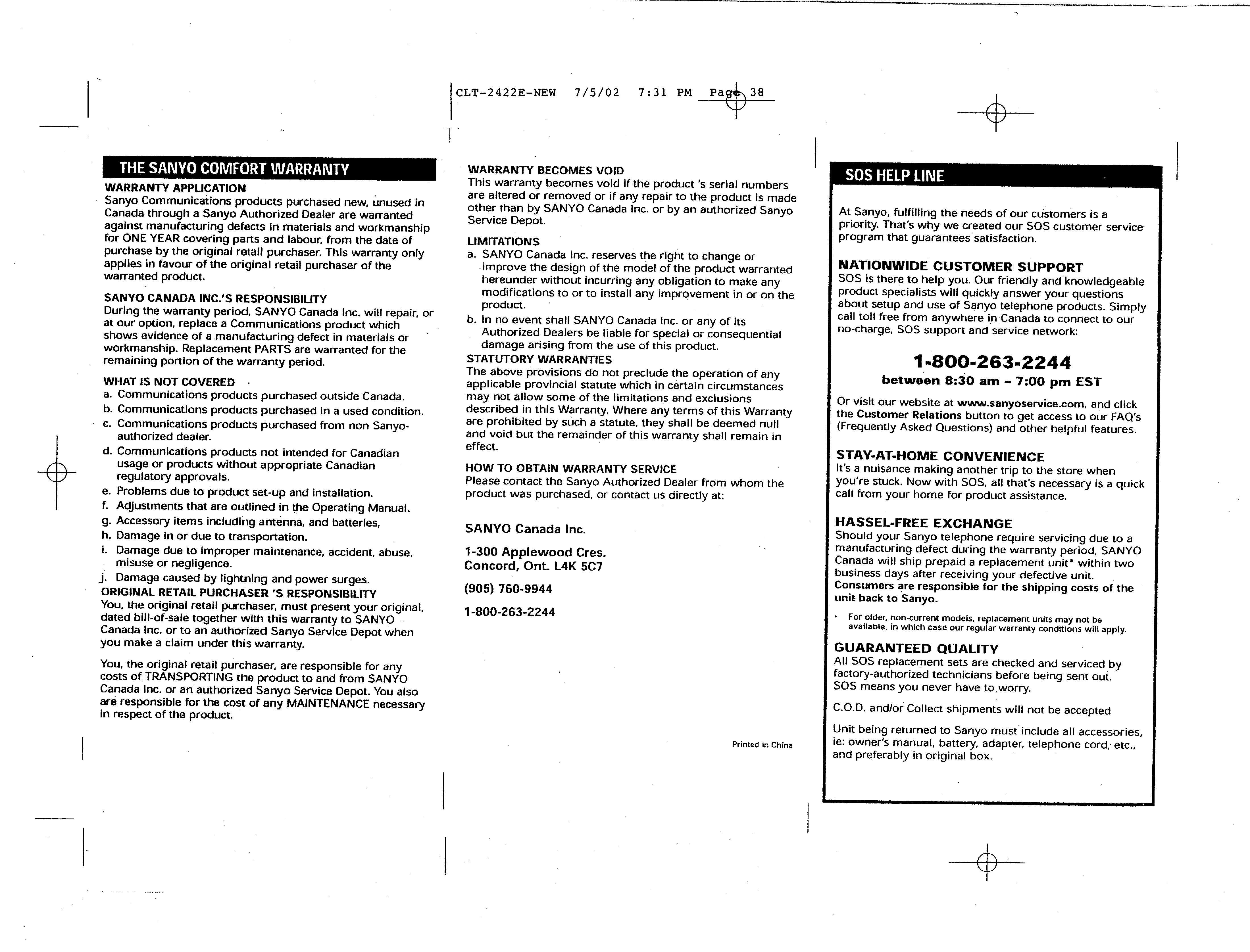2.4 GHz Cordless Phone User Manual
