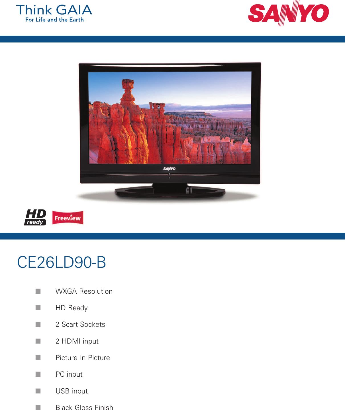 Page 1 of 2 - Sanyo CE26LD90-B RSF_EU_A8009 52_LH1R_e User Manual  To The 617a8a0e-c313-4ba8-81a6-bcf1c3165759
