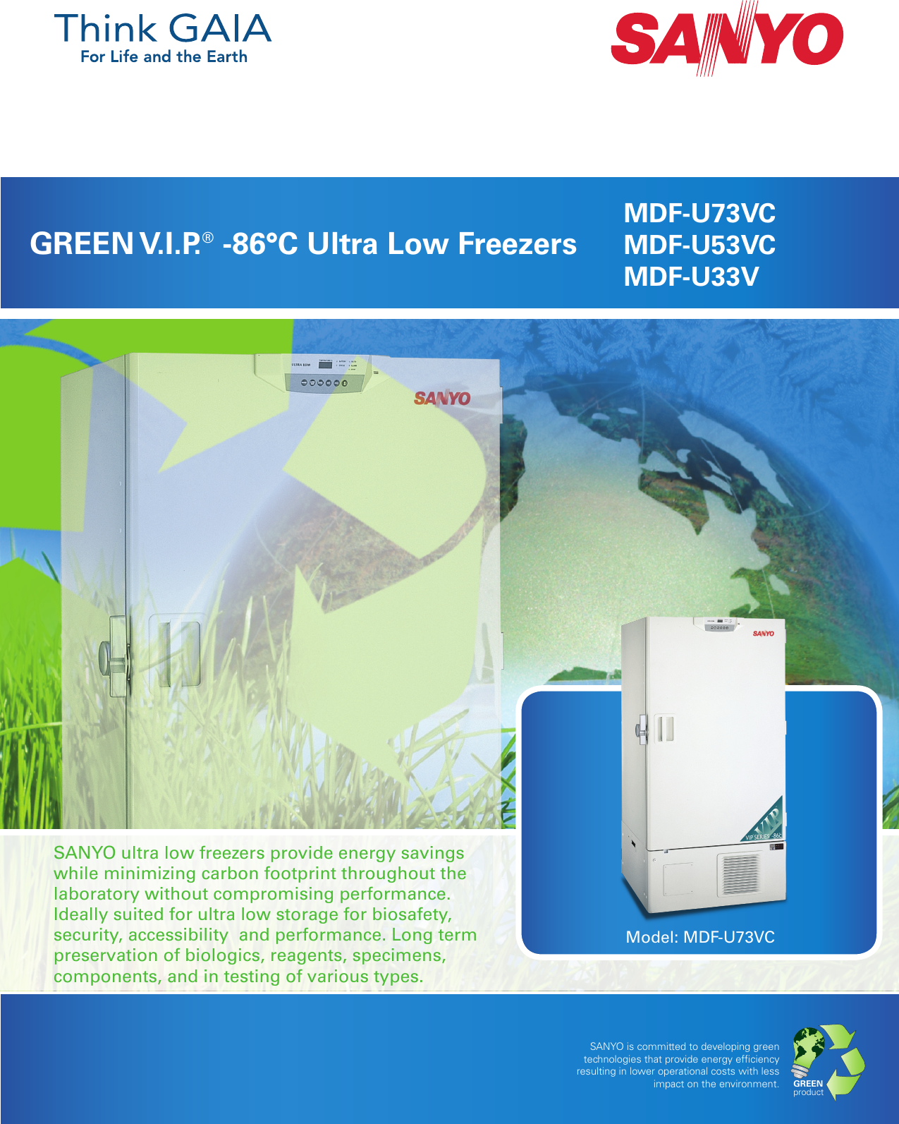 Page 1 of 4 - Sanyo Sanyo-Mdf-U73Vc-Users-Manual-  Sanyo-mdf-u73vc-users-manual