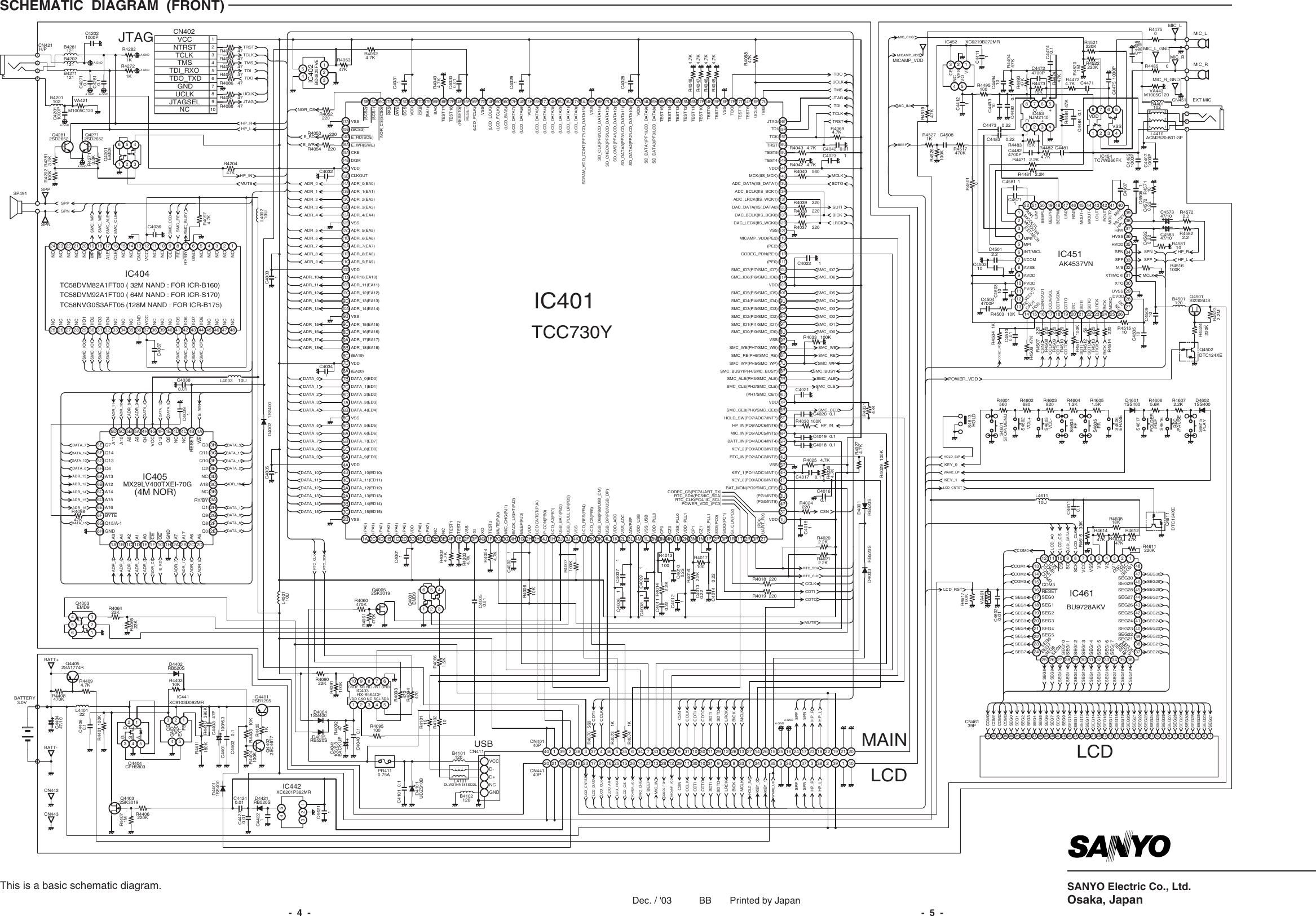 Page 4 of 4 - Sanyo Sanyo-Microcassette-Recorder-Icr-B170Nx-Users-Manual- SM5810512-00_0  Sanyo-microcassette-recorder-icr-b170nx-users-manual