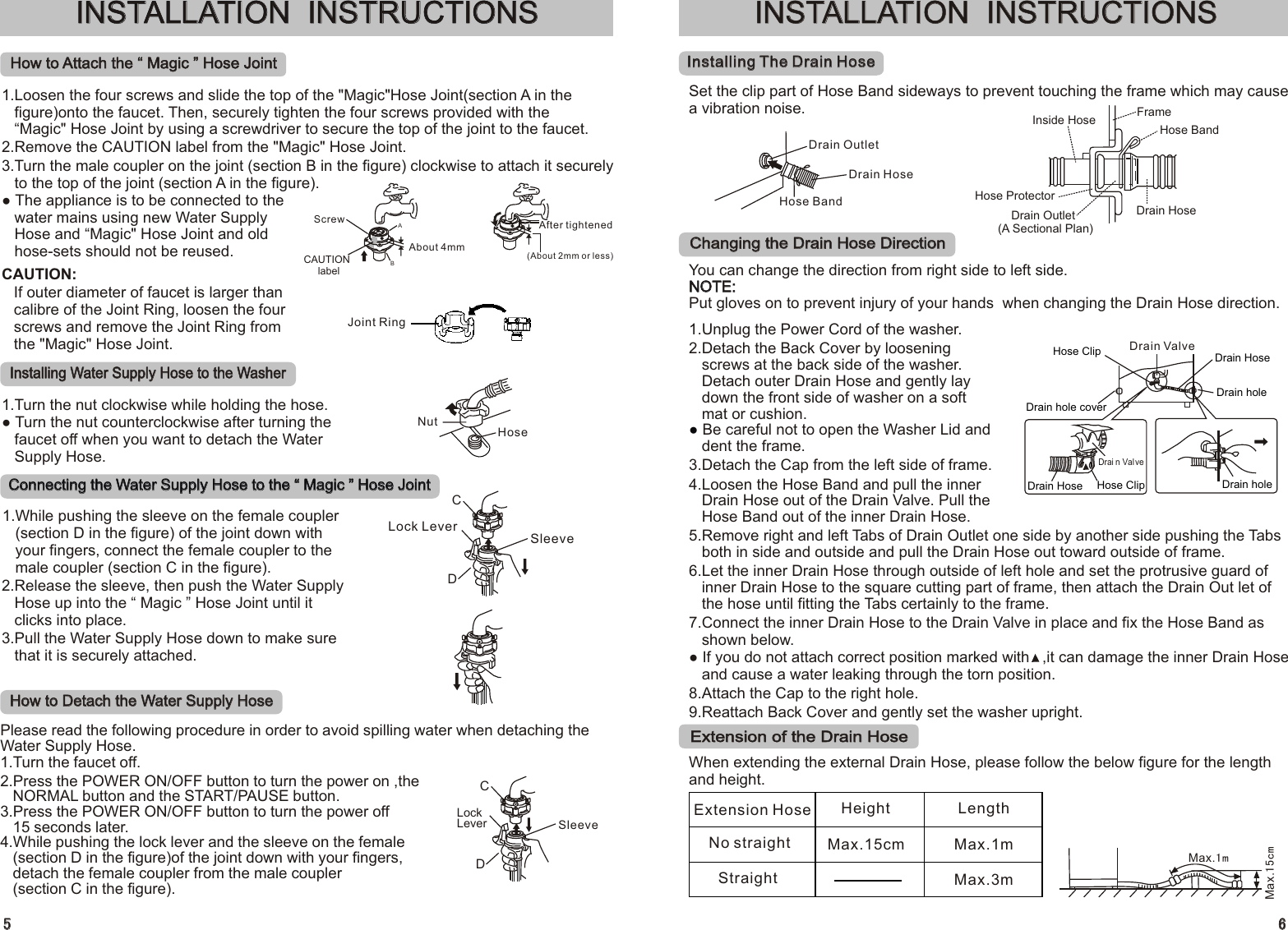 Page 4 of 8 - Sanyo Sanyo-Washer-Asw-A85Ht-Users-Manual- ASW-A85HT(马来西亚)  Sanyo-washer-asw-a85ht-users-manual
