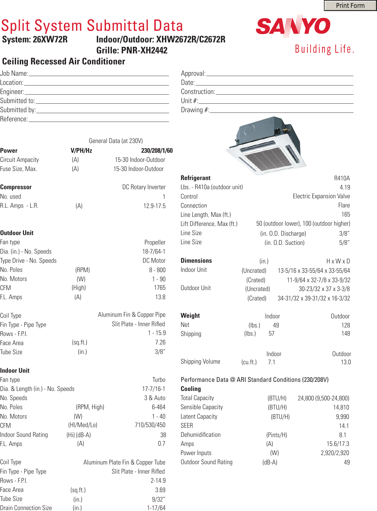 Page 1 of 2 - Sanyo Sanyo-Xhw2672R-Users-Manual-  Sanyo-xhw2672r-users-manual