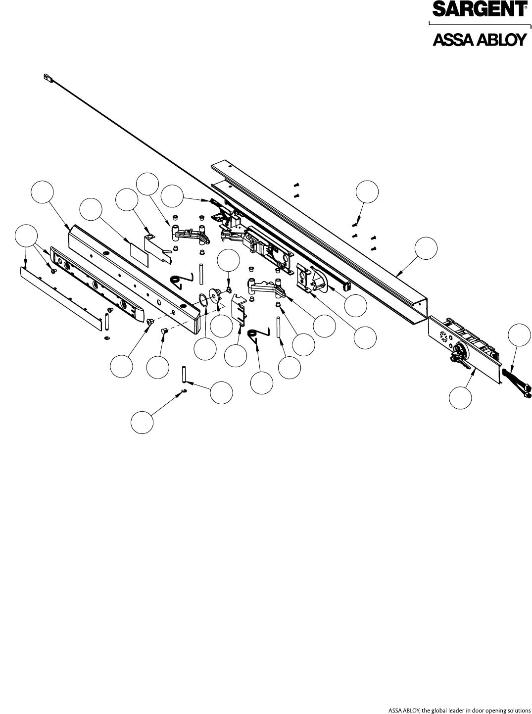 Sargent 80 Series Parts Manual