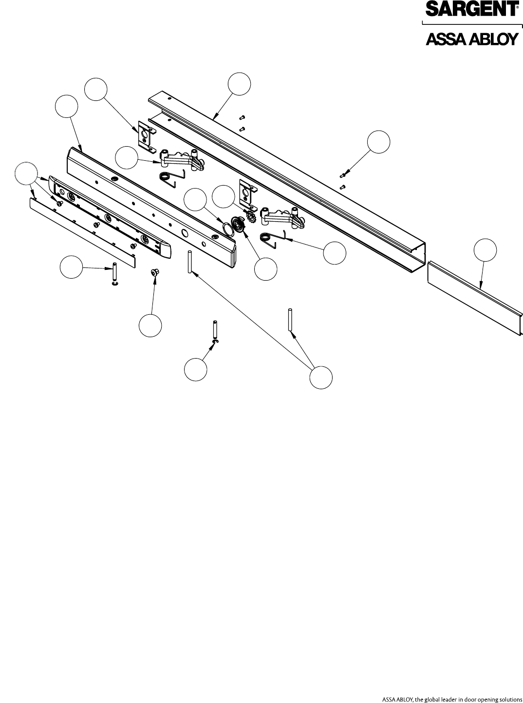 Sargent 80 Series Parts Manual
