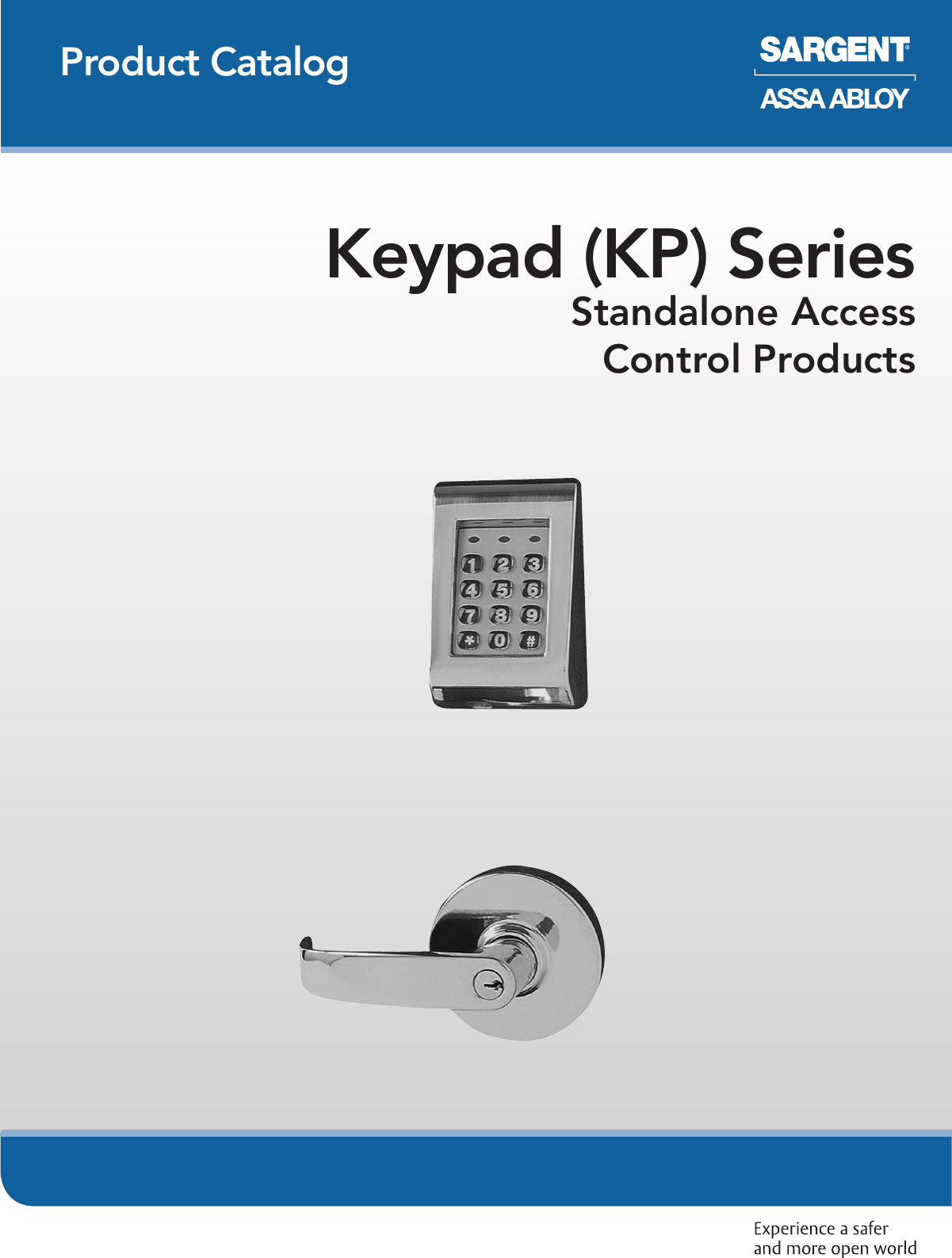 Sargent Keypad Operated Products Catalog Access Control Series