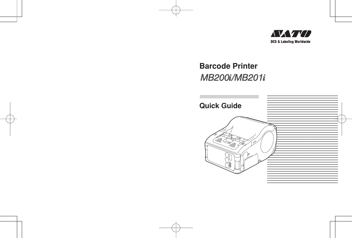 Barcode PrinterQuick Guide
