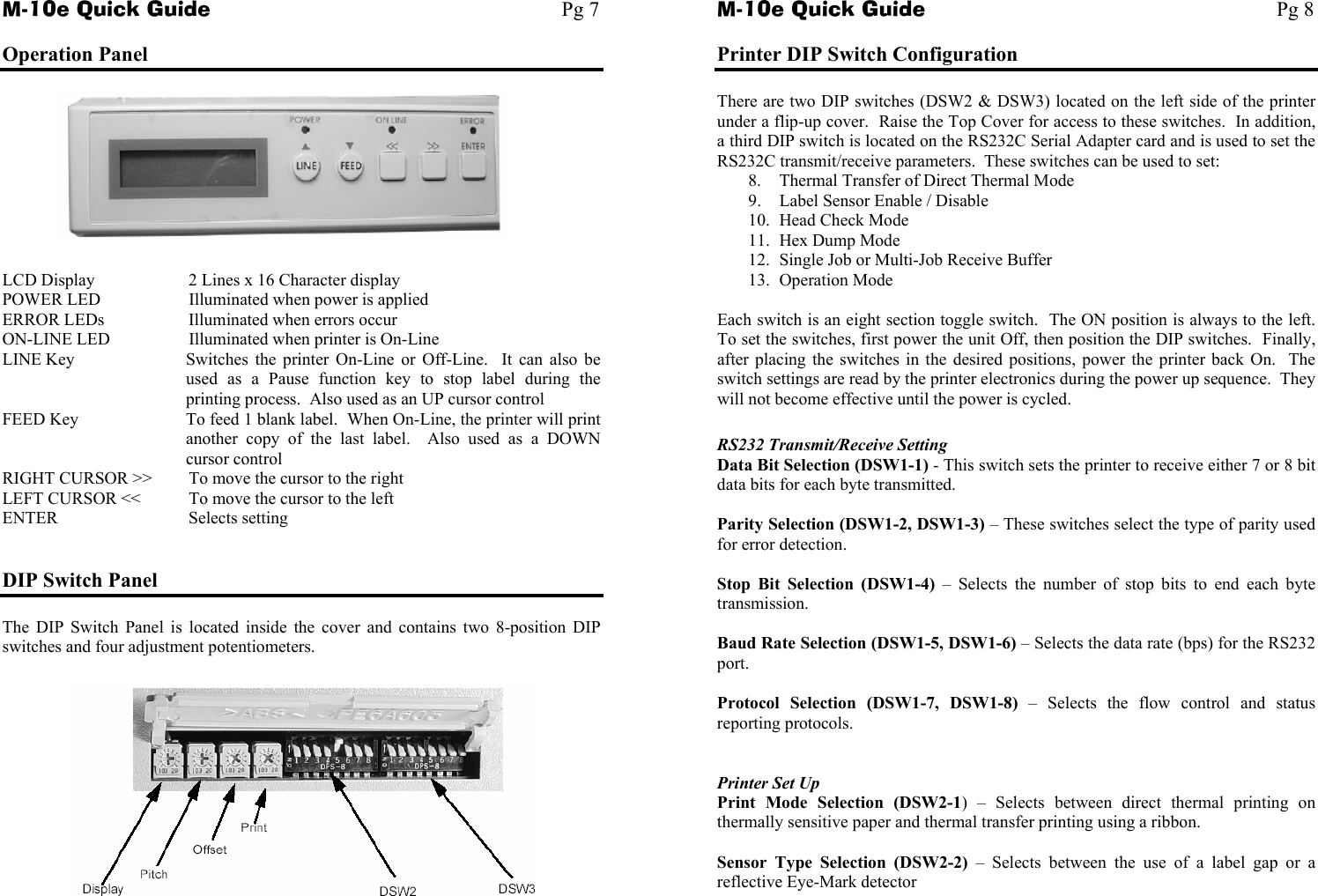 Page 10 of 10 - Sato Sato-Label-Maker-M-10E-Users-Manual Quick Guide