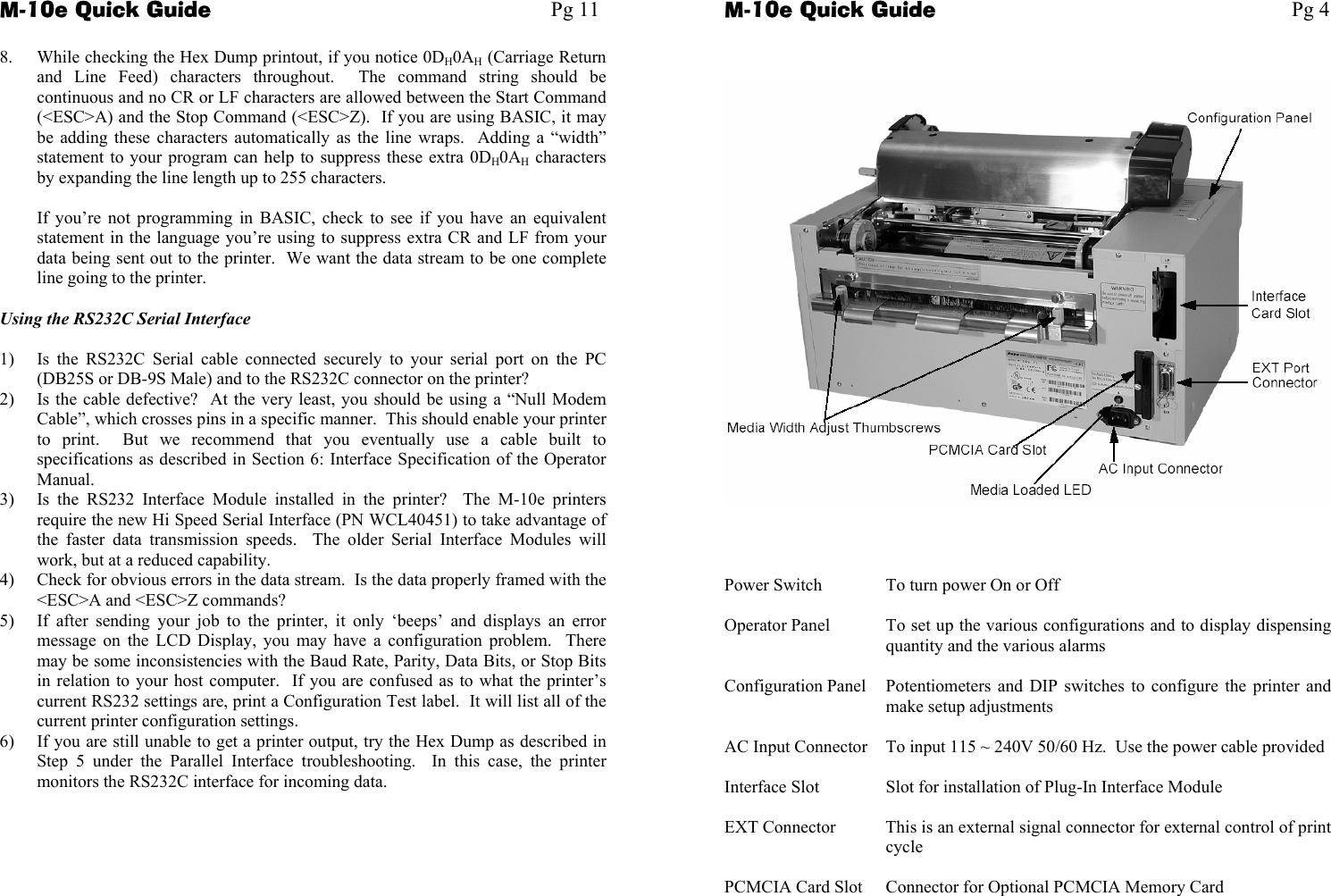 Page 7 of 10 - Sato Sato-Label-Maker-M-10E-Users-Manual Quick Guide