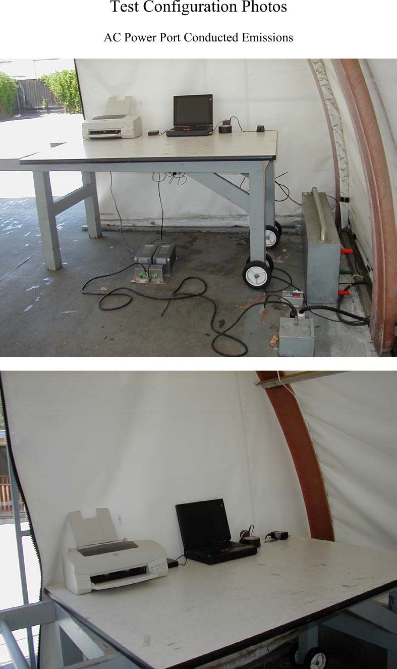 Test Configuration Photos  AC Power Port Conducted Emissions     