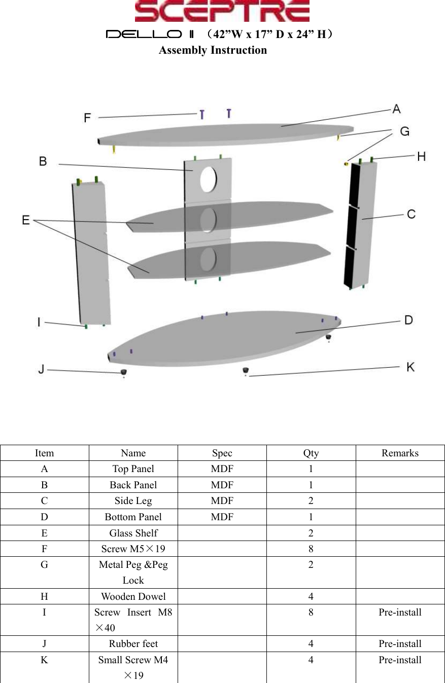 Page 3 of 3 - Sceptre-Technologies Sceptre-Technologies-Projection-Television-Dello-Users-Manual Dello II AI
