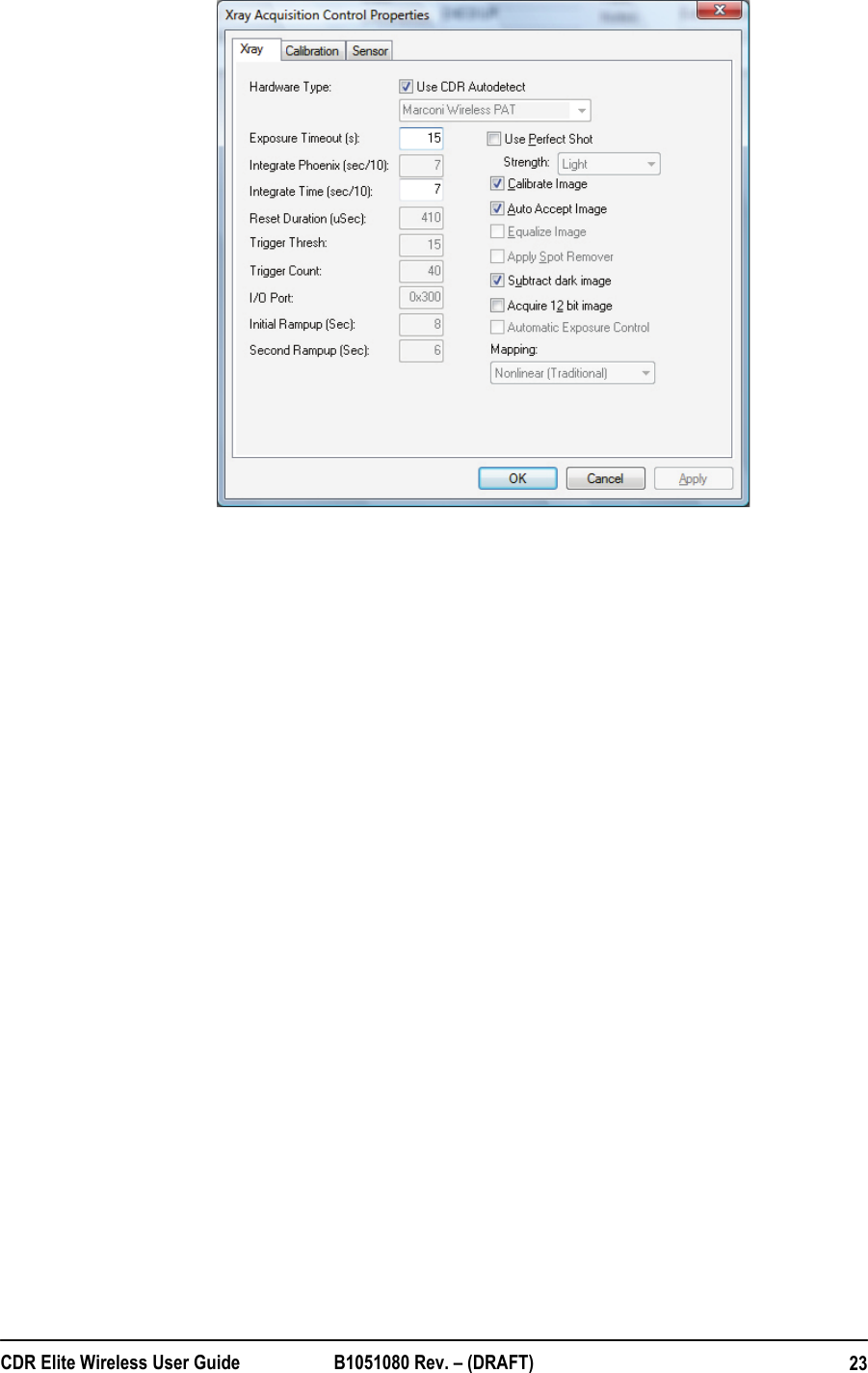  CDR Elite Wireless User Guide  B1051080 Rev. – (DRAFT)  23 
