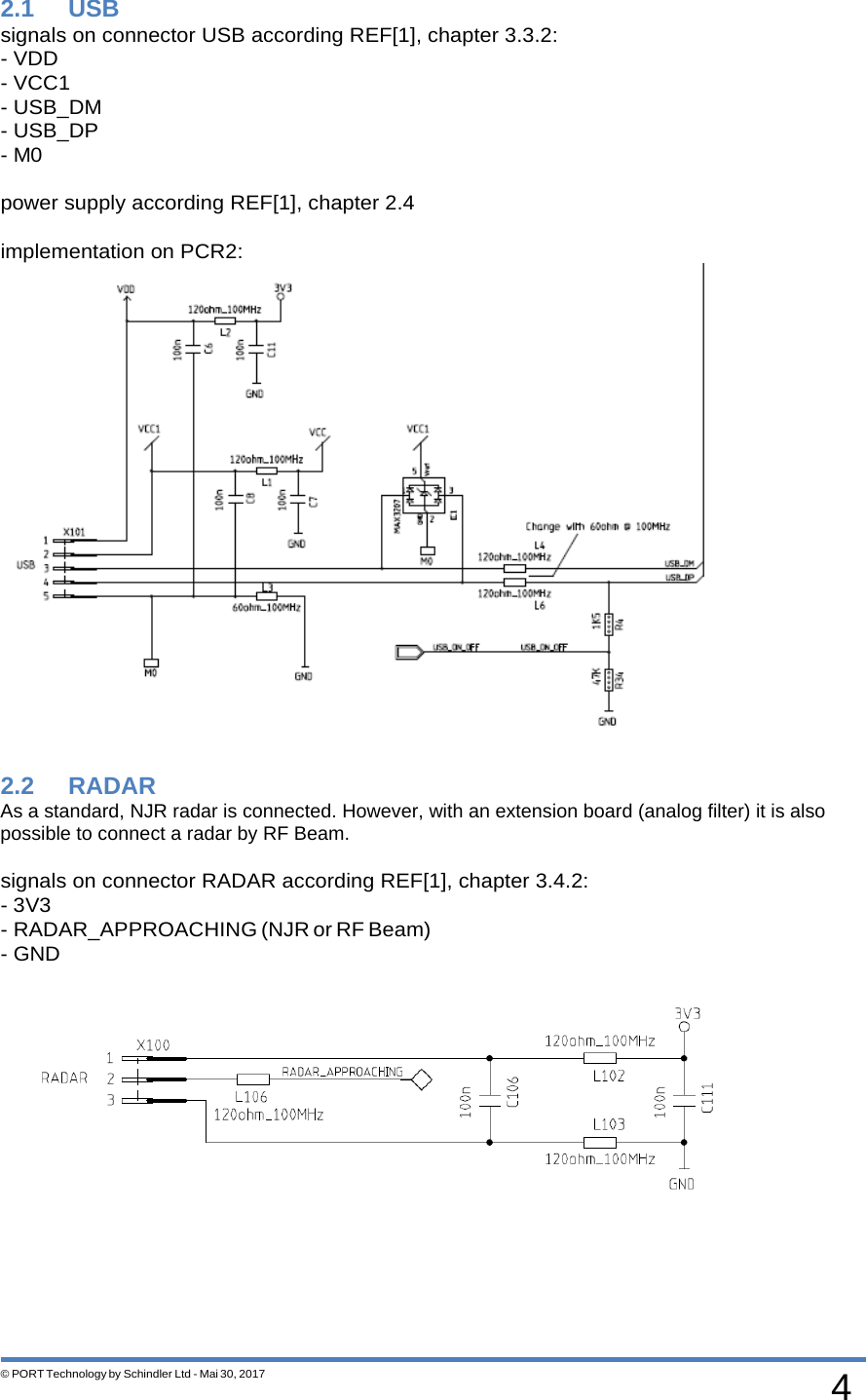 Page 4 of Schindler elevators PCR2TWN4 Card reader module PCR2-TWN4 User Manual Users manual
