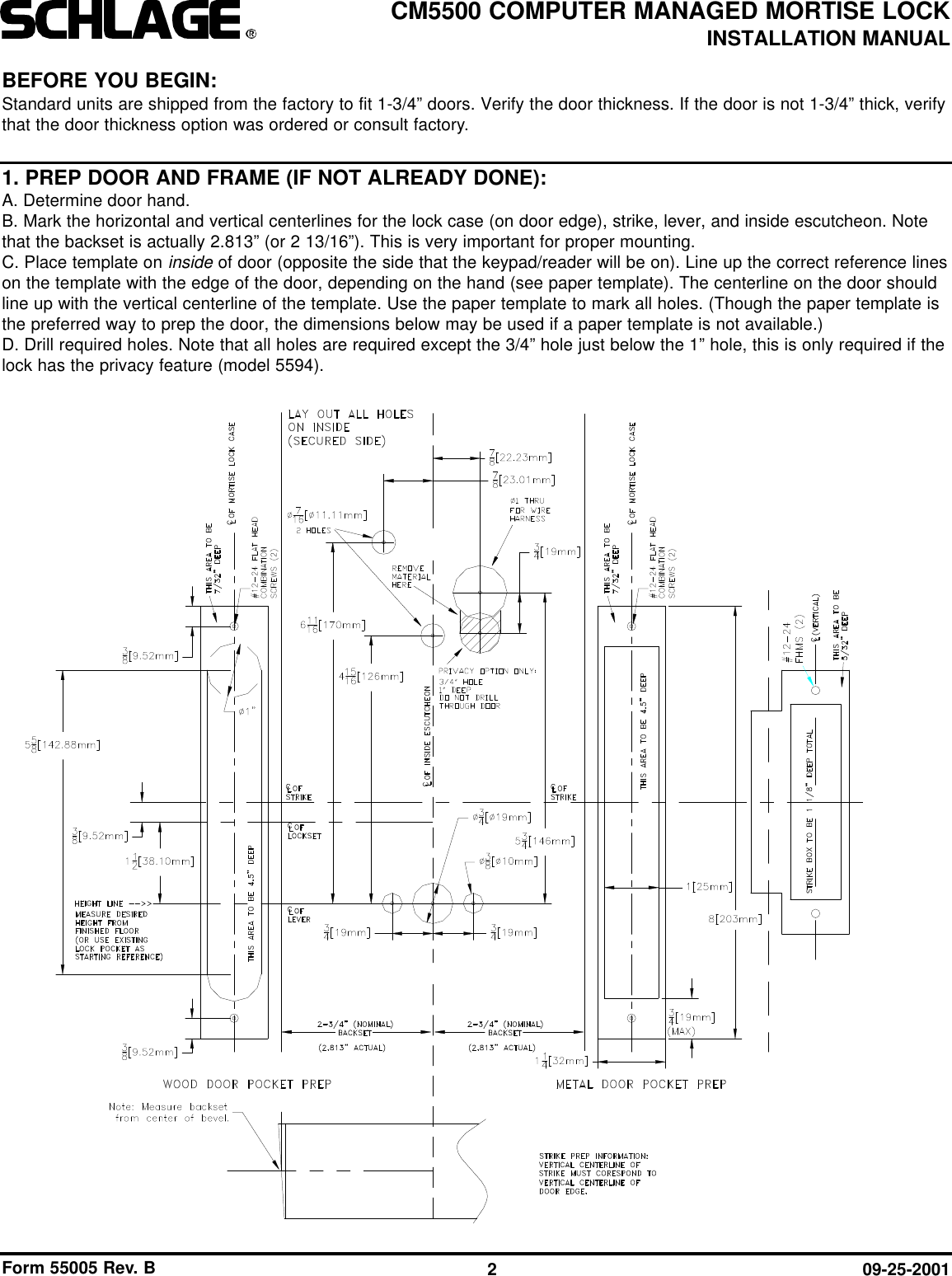PROXIF Door Lock User Manual 51005_D.PDF Schlage Electronic Security