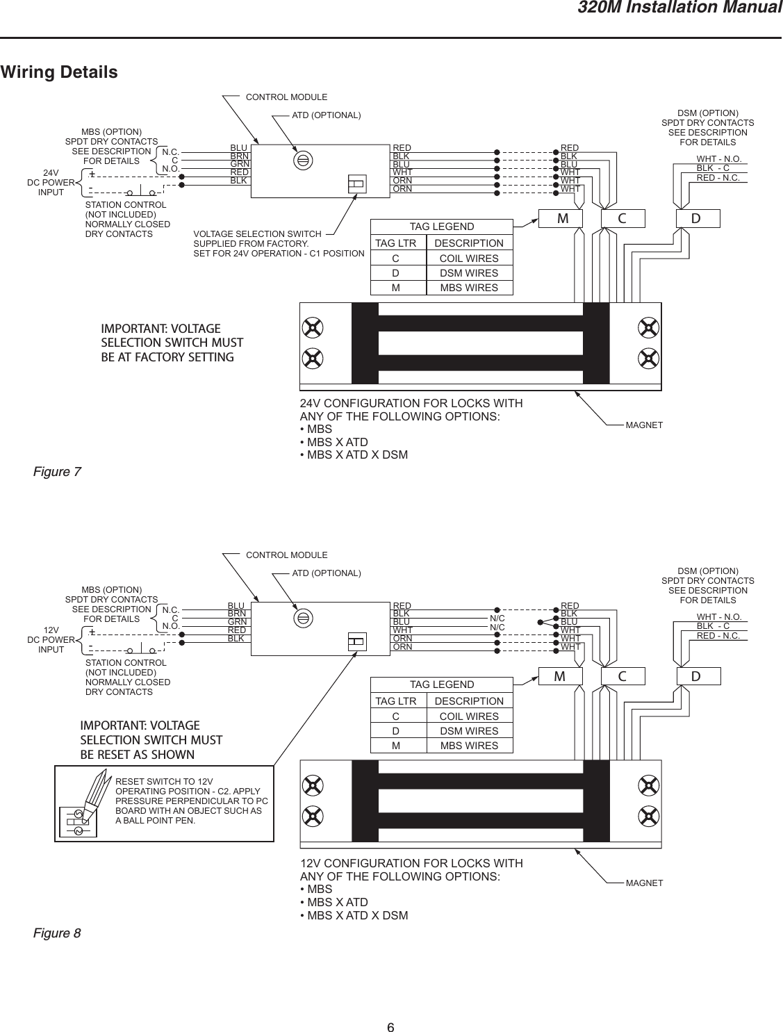 Page 6 of 8 - Schlage Electronics 30020-G_320M 320M Installation Instructions 105733