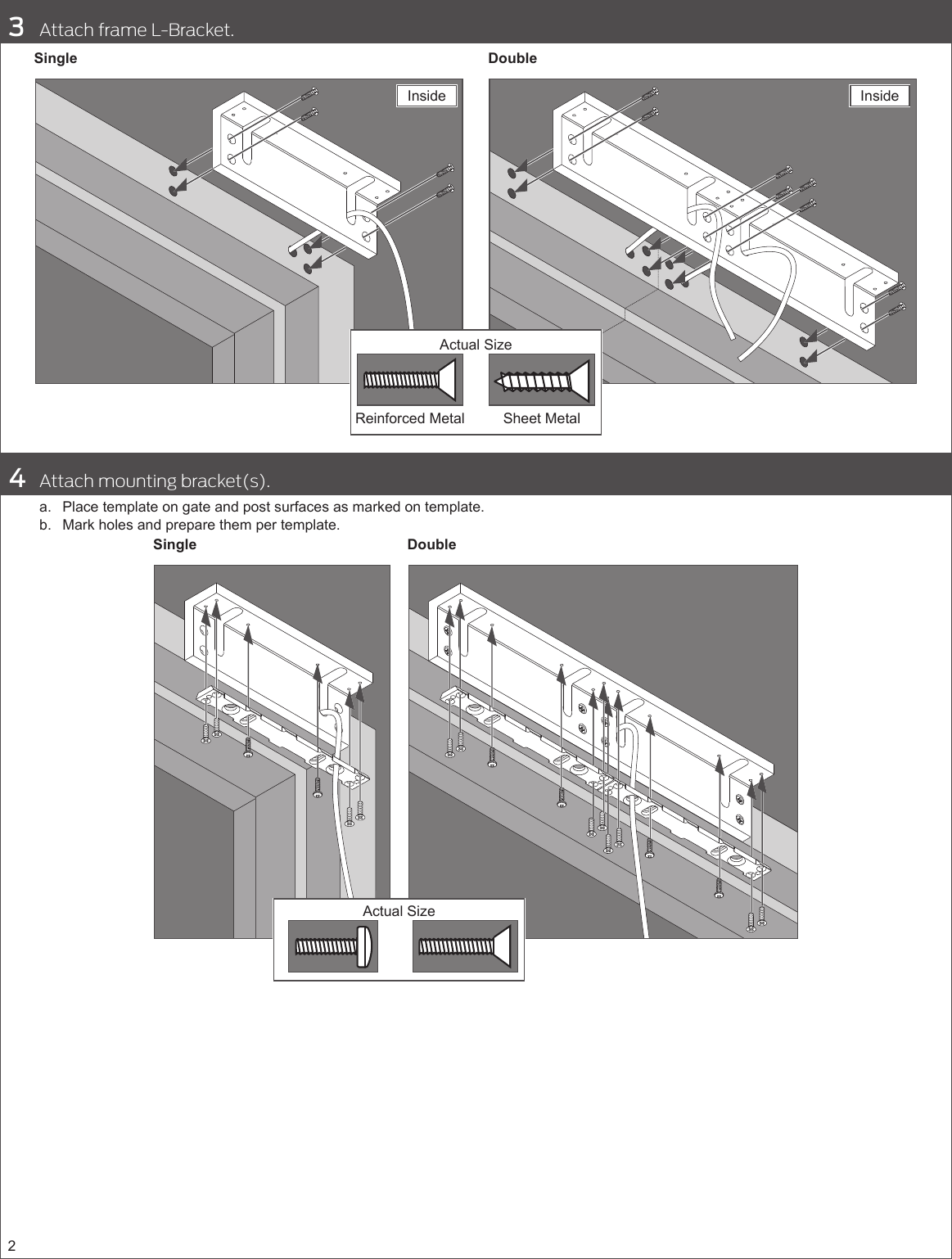 Page 2 of 4 - Schlage Electronics  M400-Series TJ Kit Installation Instructions 105813