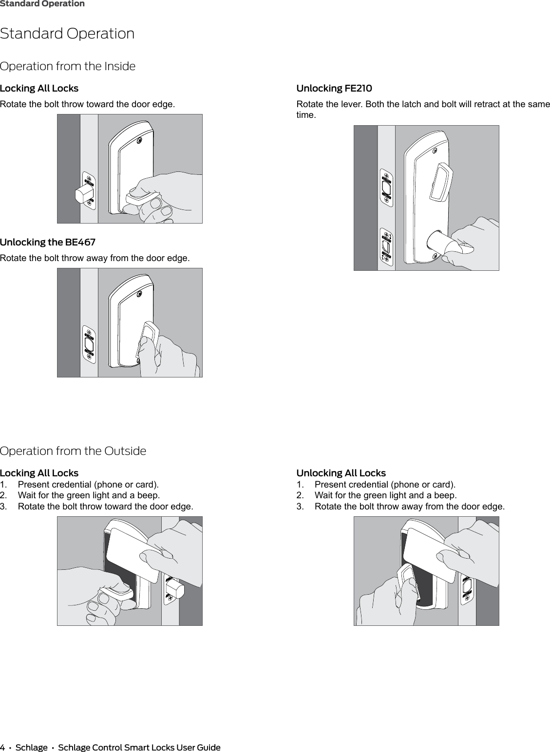 Page 4 of 12 - Schlage Residential  Control Smart Locks User Guide Schlage-control-smart-locks-user-guide