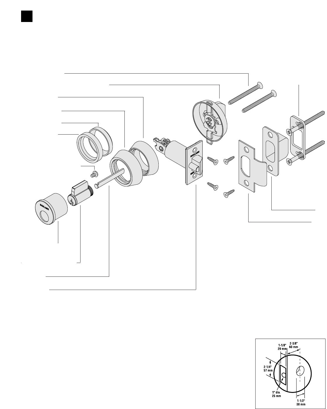 Schlage B Series Users Manual Cat2003