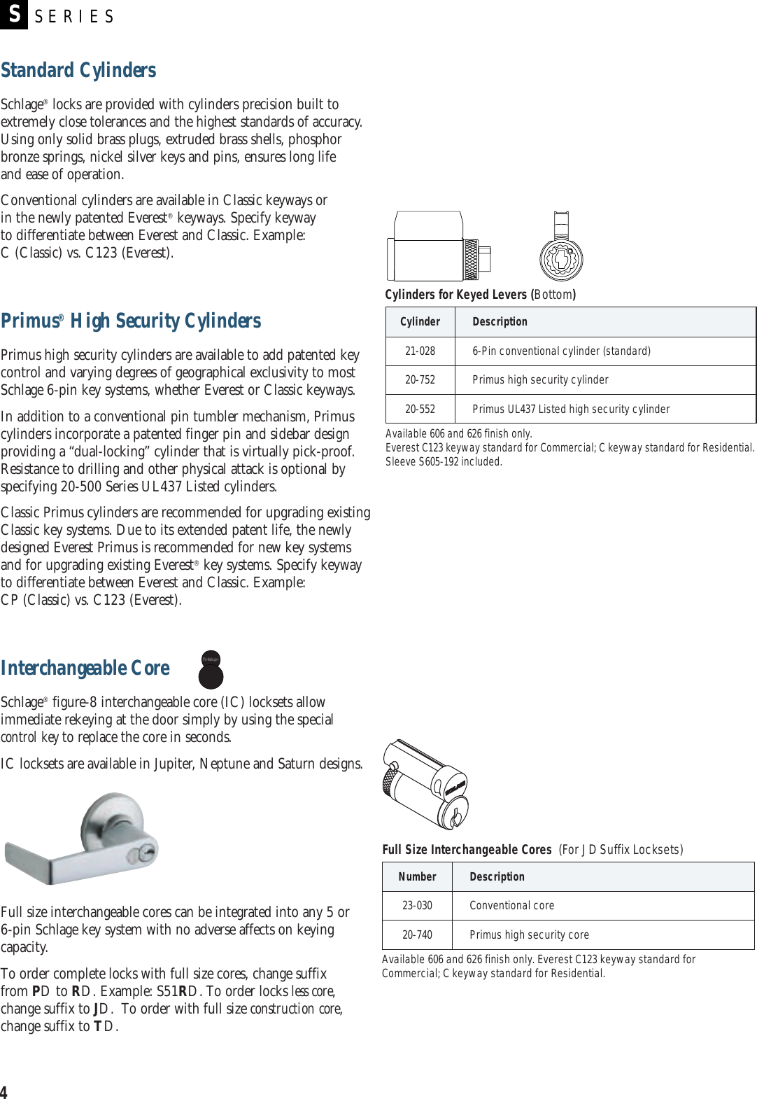 Page 6 of 12 - Schlage Schlage-S-Series-Users-Manual- S_Series.2003  Schlage-s-series-users-manual