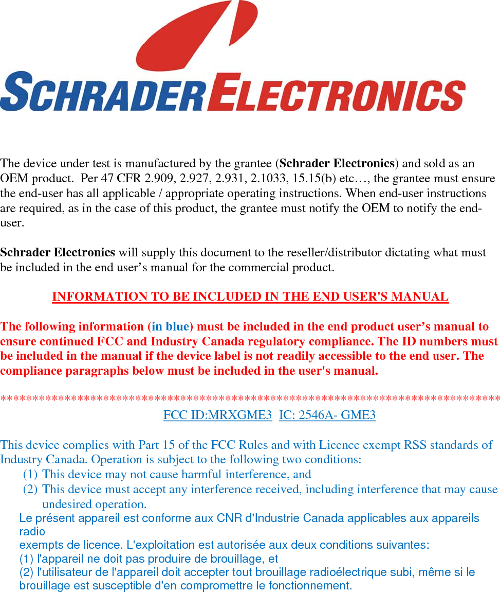 WARNING: Changes or modifications not expressively approved by the party responsible for compliance could void the user&apos;s authority to operate the equipment. The term “IC:” before the radio certification number only signifies that Industry Canada technical specifications were met.  ******************************************************************************  