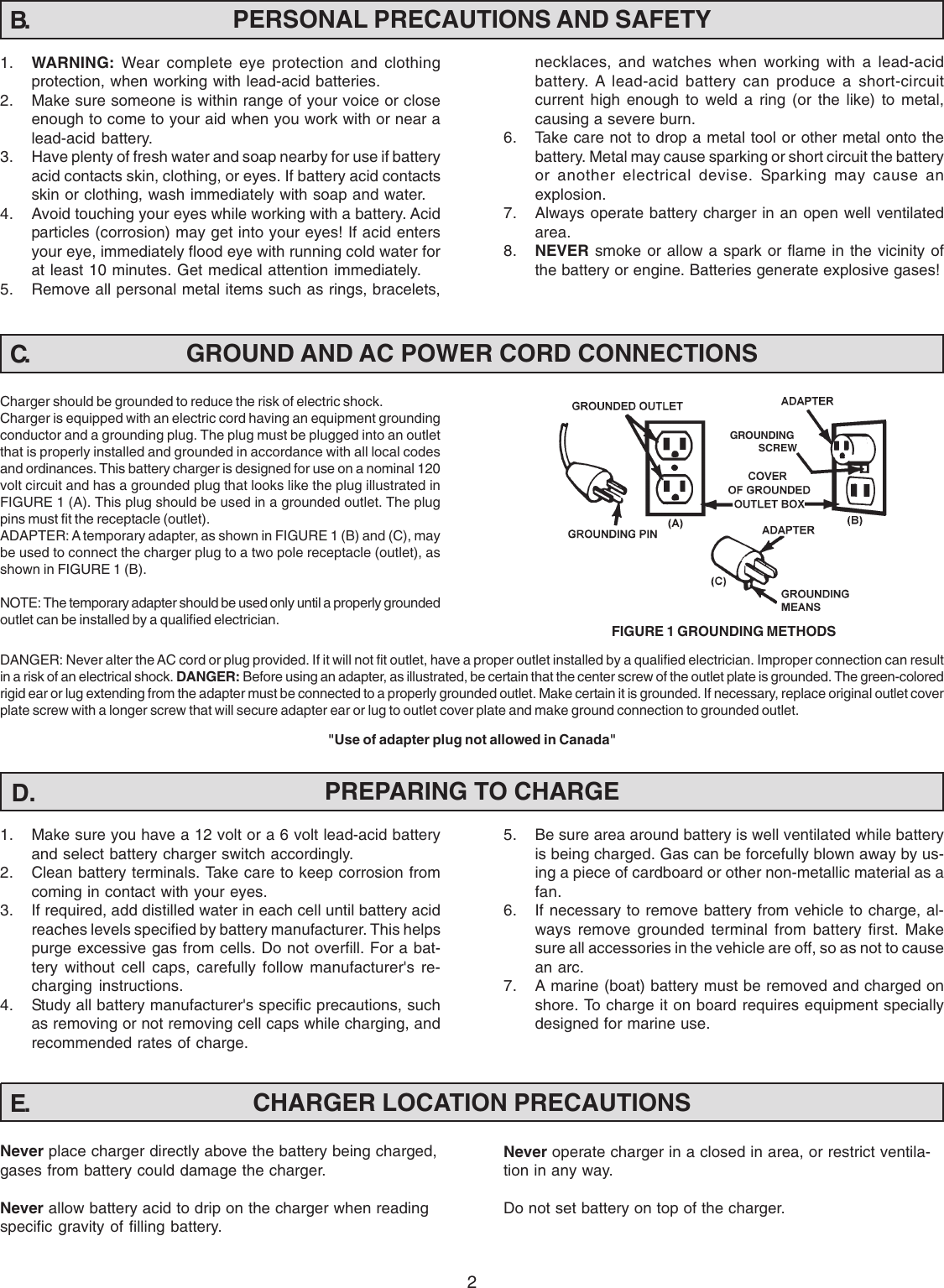 Page 2 of 8 - Schumacher Schumacher-Se-2158-Owners-Manual- ManualsLib - Makes It Easy To Find Manuals Online!  Schumacher-se-2158-owners-manual