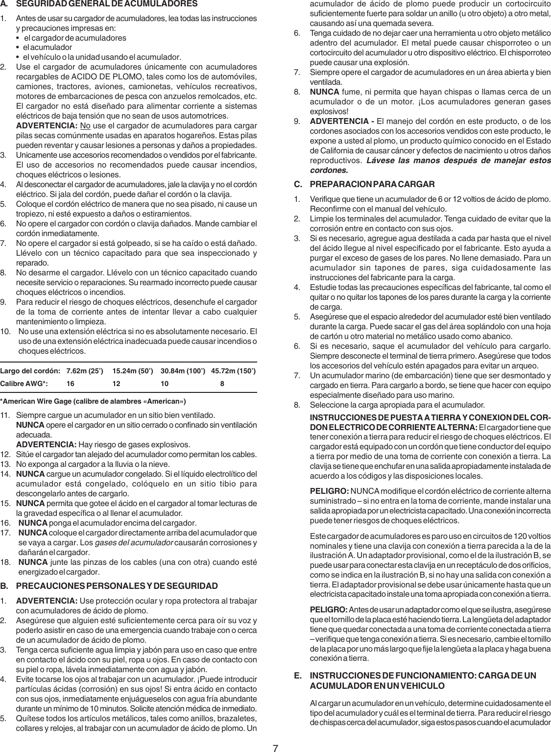 Page 7 of 8 - Schumacher Schumacher-Se-2158-Owners-Manual- ManualsLib - Makes It Easy To Find Manuals Online!  Schumacher-se-2158-owners-manual