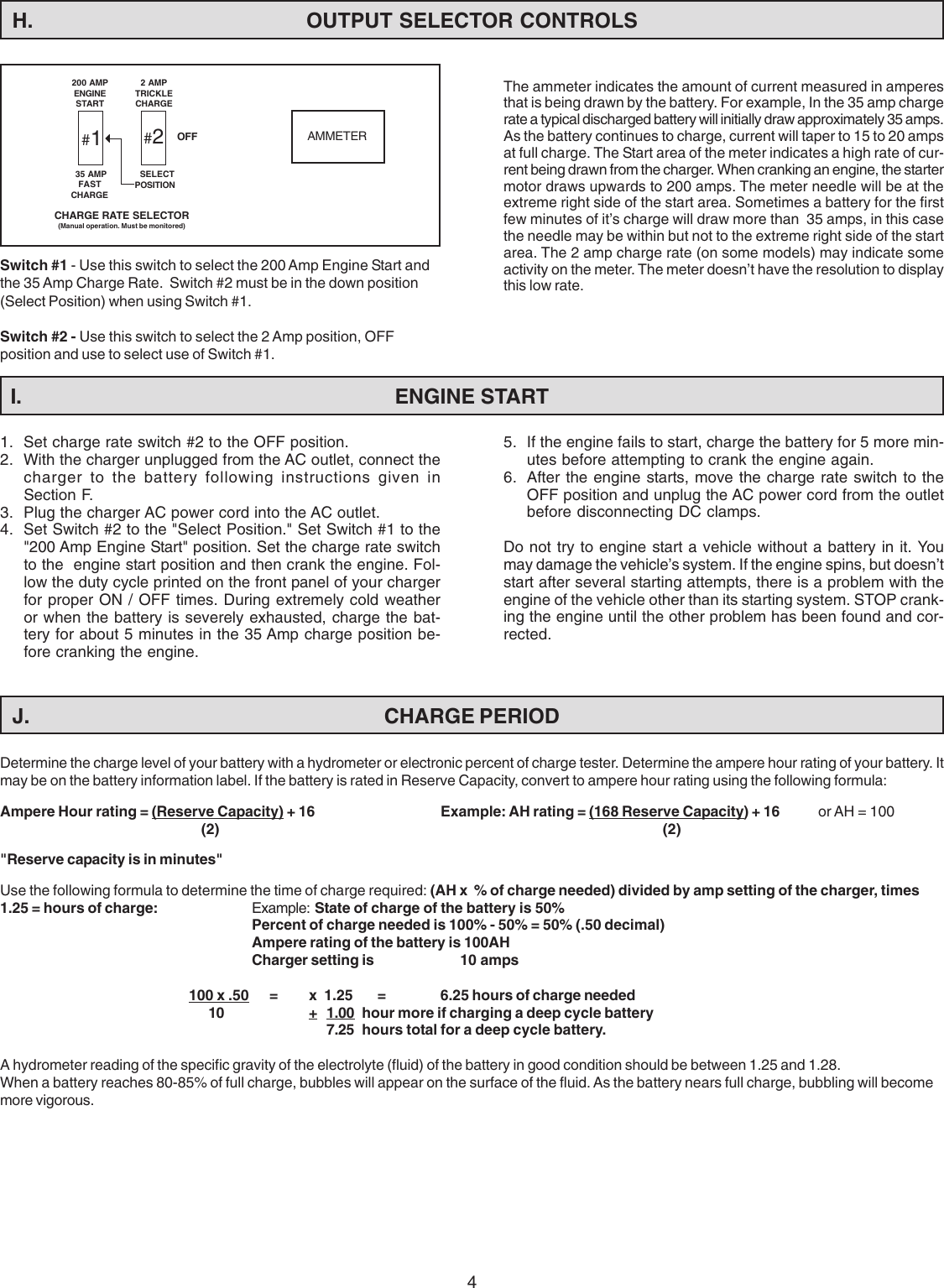 Page 4 of 8 - Schumacher Schumacher-Se-3522-Users-Manual- 00-99-000294-0103  Schumacher-se-3522-users-manual