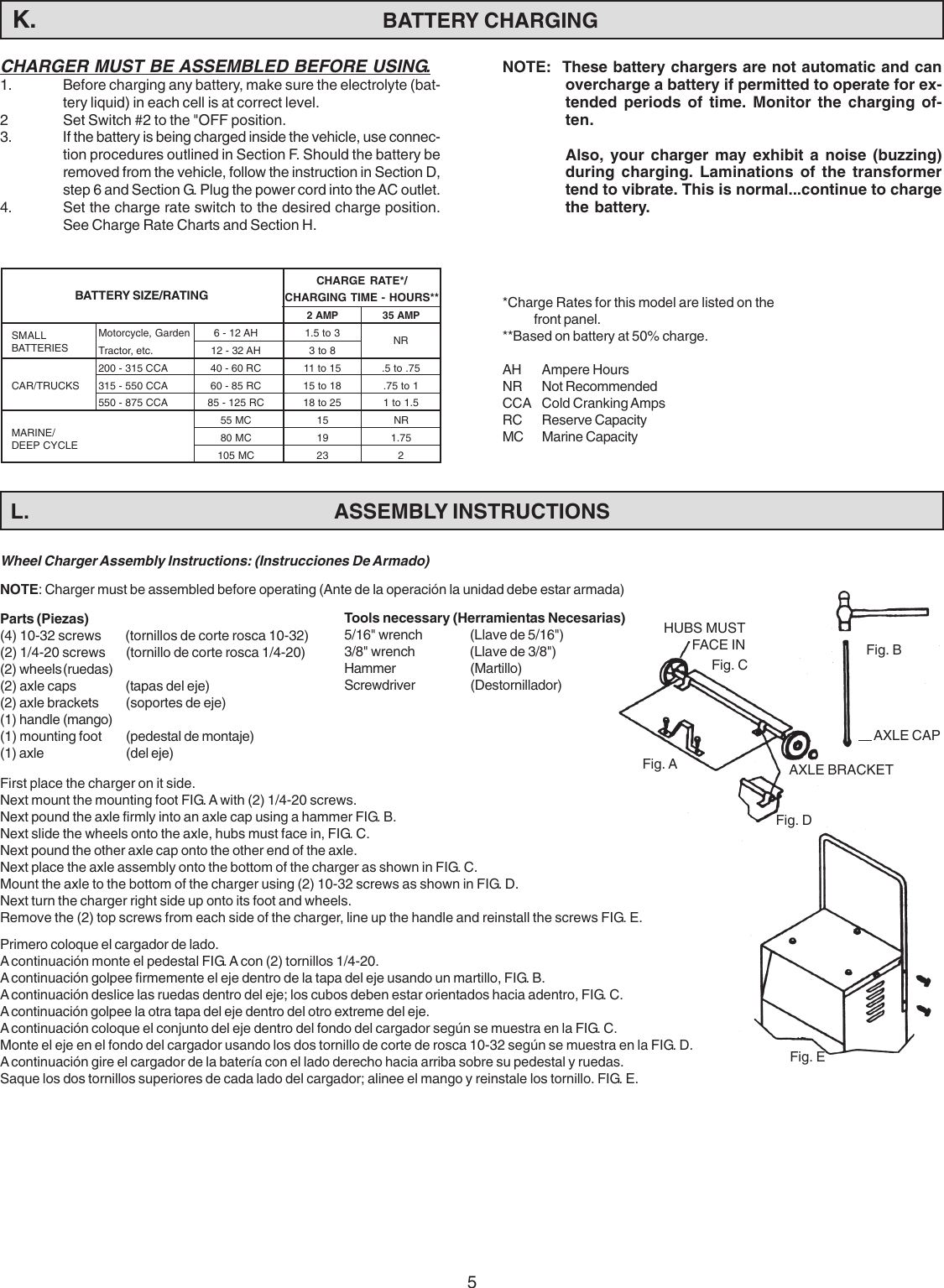 Page 5 of 8 - Schumacher Schumacher-Se-3522-Users-Manual- 00-99-000294-0103  Schumacher-se-3522-users-manual