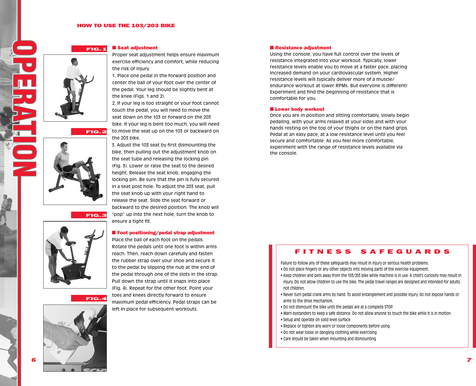 Page 4 of 12 - Schwinn Schwinn-103-Owners-Manual- 103/203 OM  Schwinn-103-owners-manual