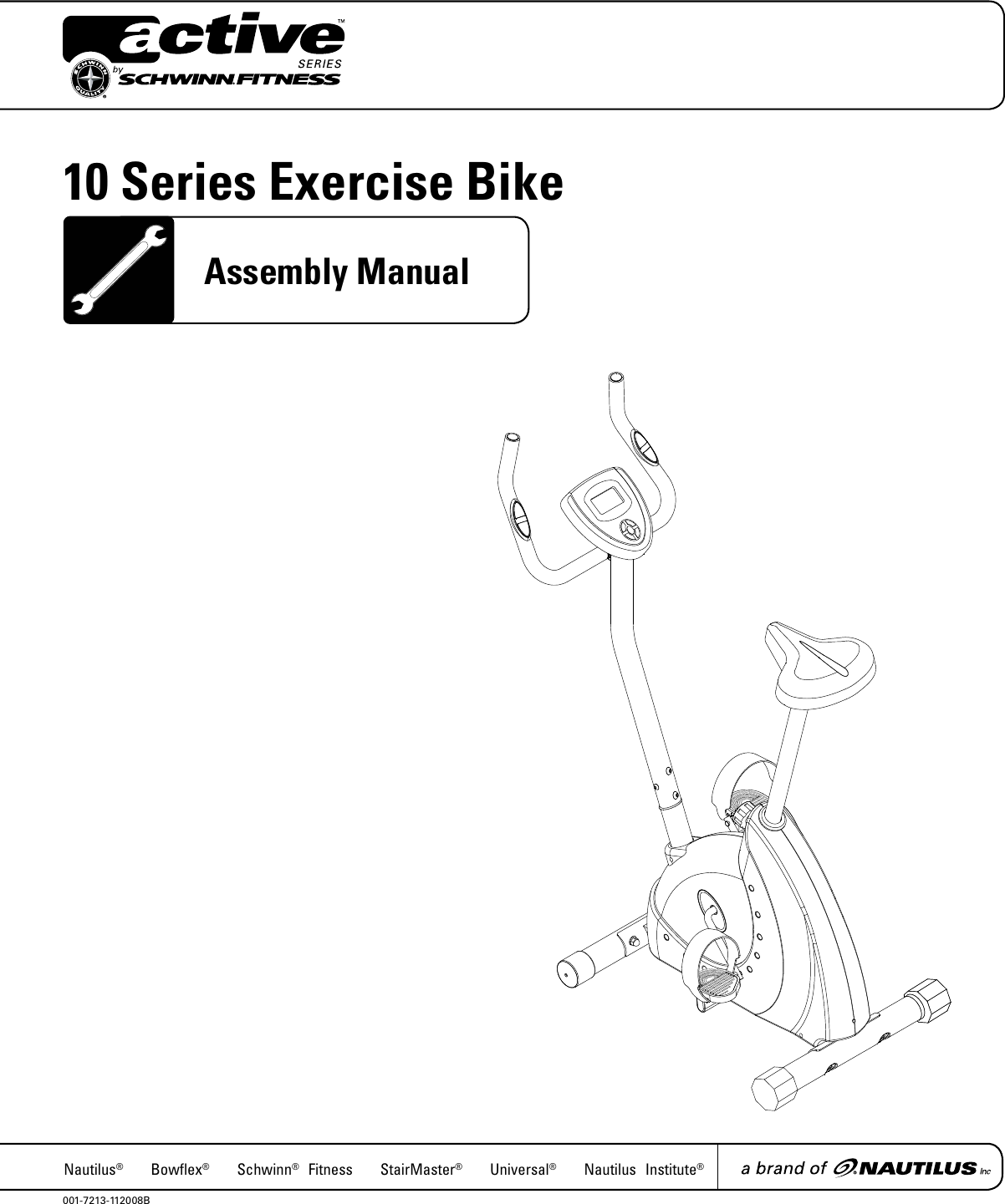 Schwinn 10 Series Bike Assembly Manual