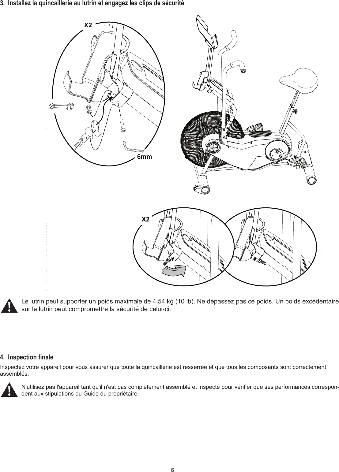 Page 6 of 8 - Schwinn Schwinn-Ad6-Reading-Rack-Installation-Guide- SCH.AD6.ReadingRack.IG.081512.B  Schwinn-ad6-reading-rack-installation-guide