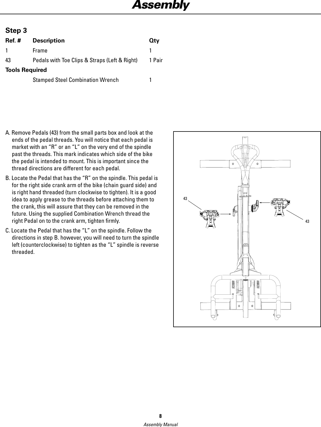 Page 8 of 12 - Schwinn Schwinn-Ic-Elite-Assembly-Manual-  Schwinn-ic-elite-assembly-manual