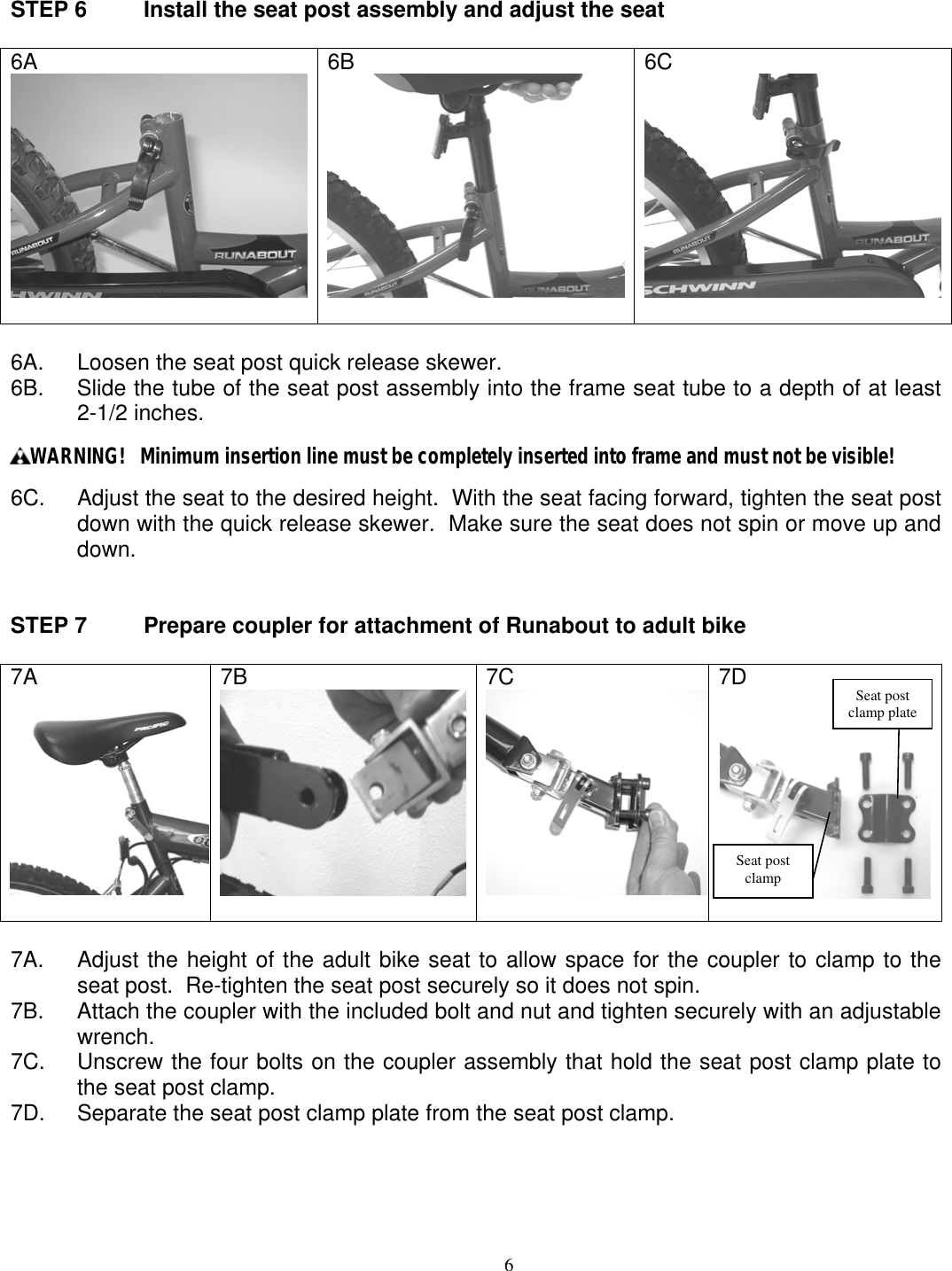 Page 6 of 9 - Schwinn Schwinn-Runabout-Trailer-Owners-Manual SC250_350Manual Runabout