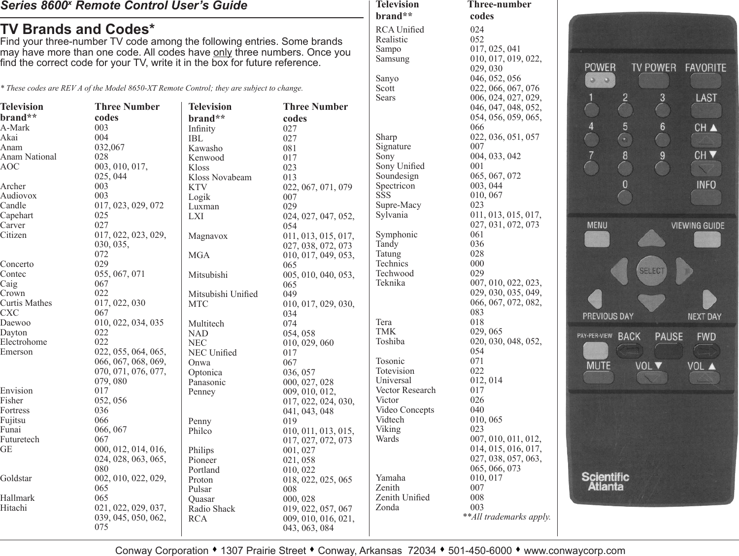 Page 1 of 2 - Scientific-Atlanta Scientific-Atlanta-8600X-Users-Manual-  Scientific-atlanta-8600x-users-manual