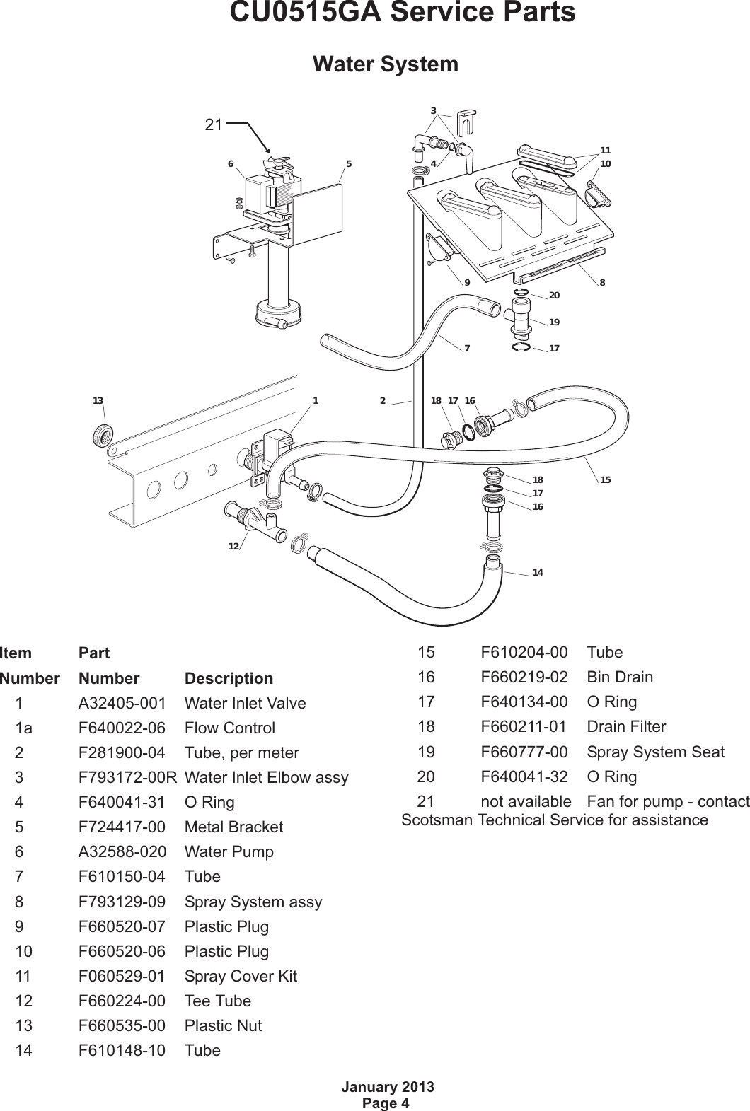 Page 4 of 6 - Scotsman Scotsman-Cu0515-Parts-List- Cu0515pts.vp  Scotsman-cu0515-parts-list