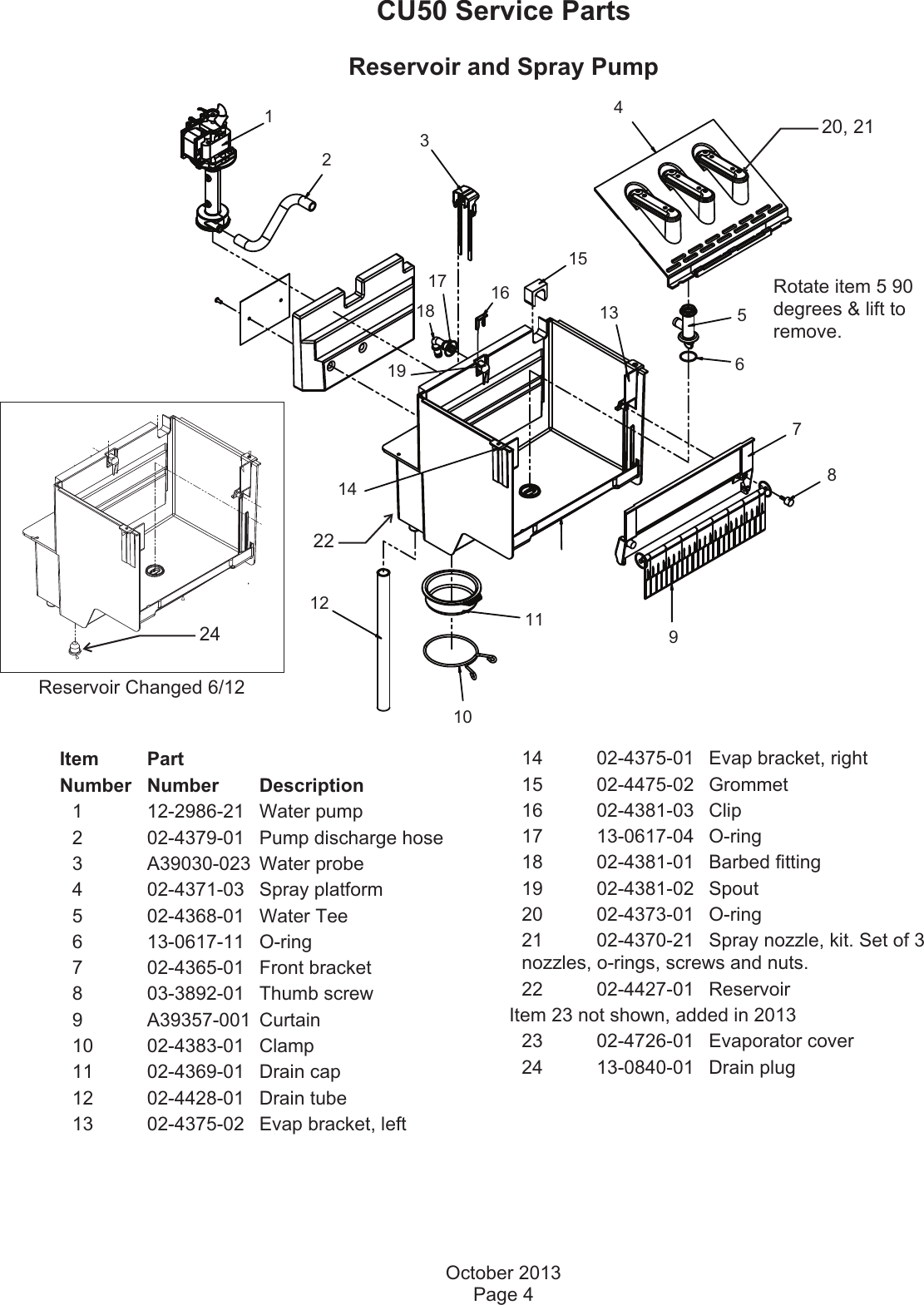 Page 4 of 9 - Scotsman Scotsman-Cu50-Undercounter-Parts-List- Cu50 Service Man.vp  Scotsman-cu50-undercounter-parts-list