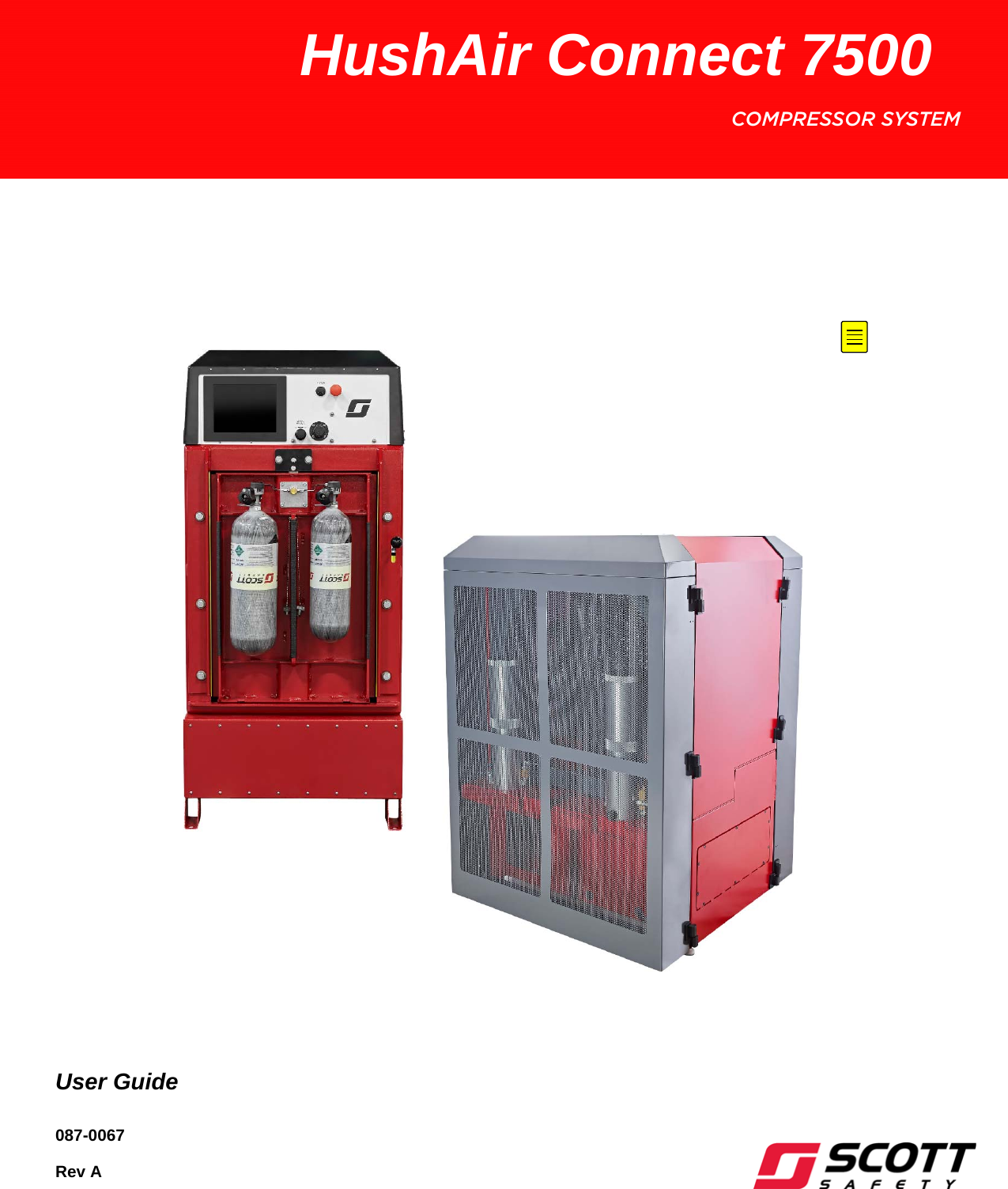 User Guide087-0067 Rev AHushAir Connect 7500COMPRESSOR SYSTEM