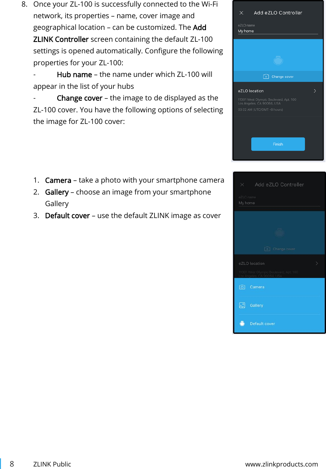 Page 8 of Seacomp Displays ZL100 Smart Hub User Manual user manual