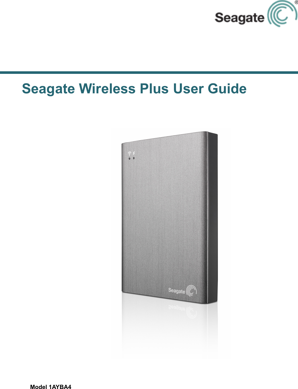 Seagate Wireless Plus User GuideModel 1AYBA4