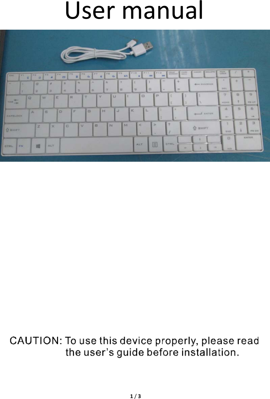 1/3Usermanual