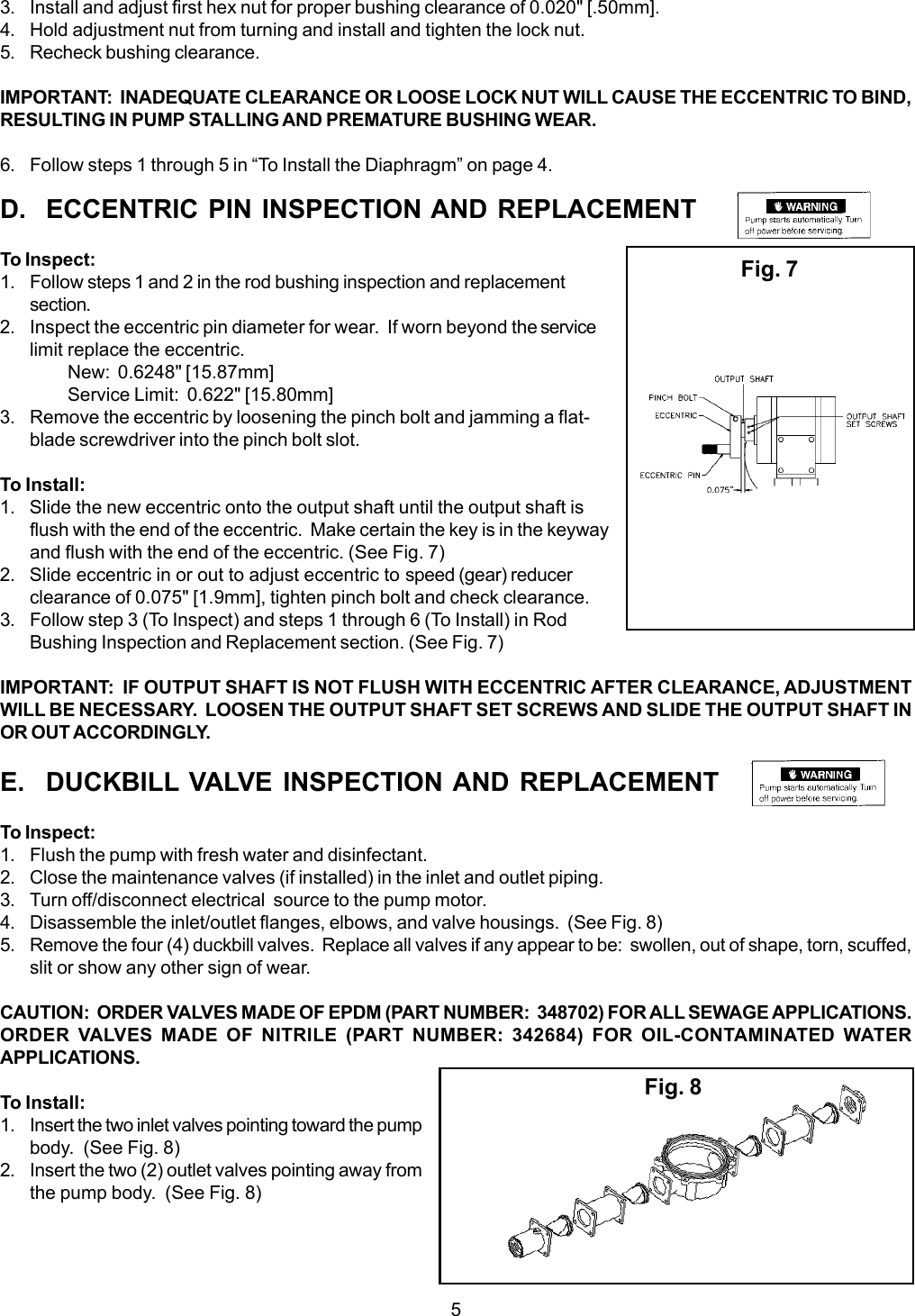 Page 5 of 12 - Sealand Sealand-Vacuum-Pump-Users-Manual- M-Pump.p65  Sealand-vacuum-pump-users-manual