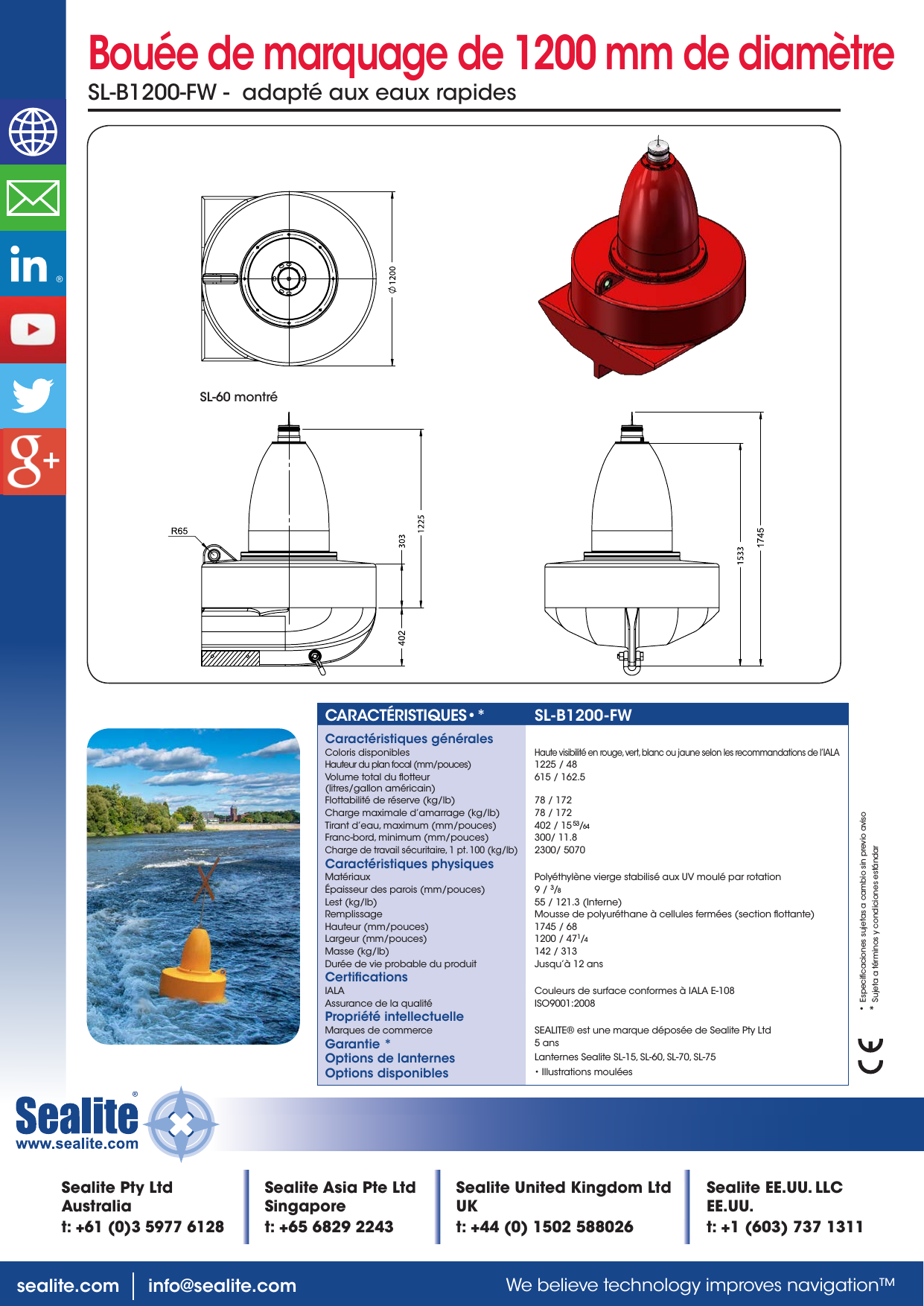 SL B1200 FW Buoy Spec V1 FR CA LR