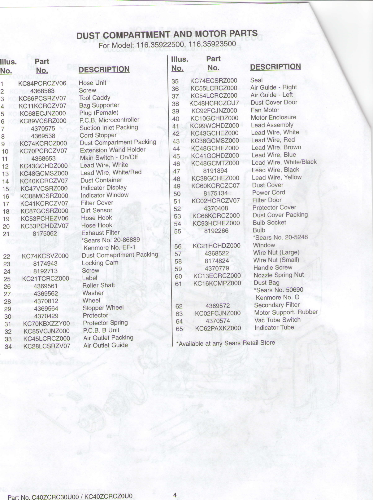 Page 4 of 7 - Sears Sears-116-359225-Users-Manual-  Sears-116-359225-users-manual