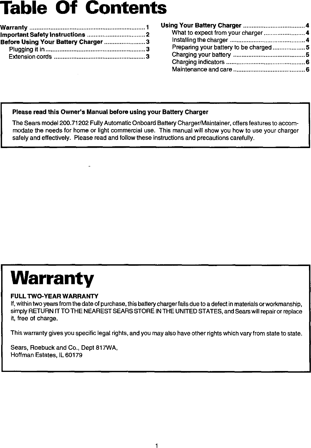 Page 2 of 8 - Sears Sears-200-71202-Users-Manual-  Sears-200-71202-users-manual