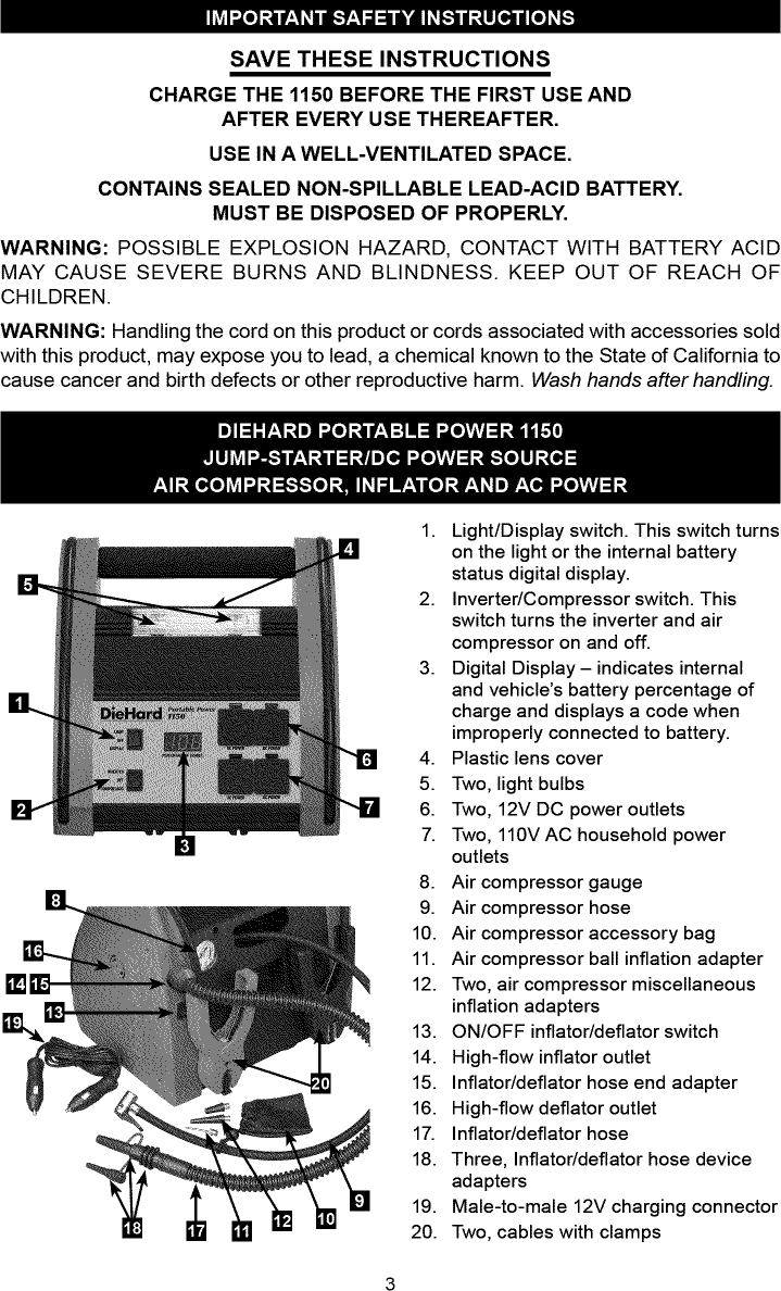 Page 3 of 11 - Sears Sears-200-71488-Users-Manual-  Sears-200-71488-users-manual