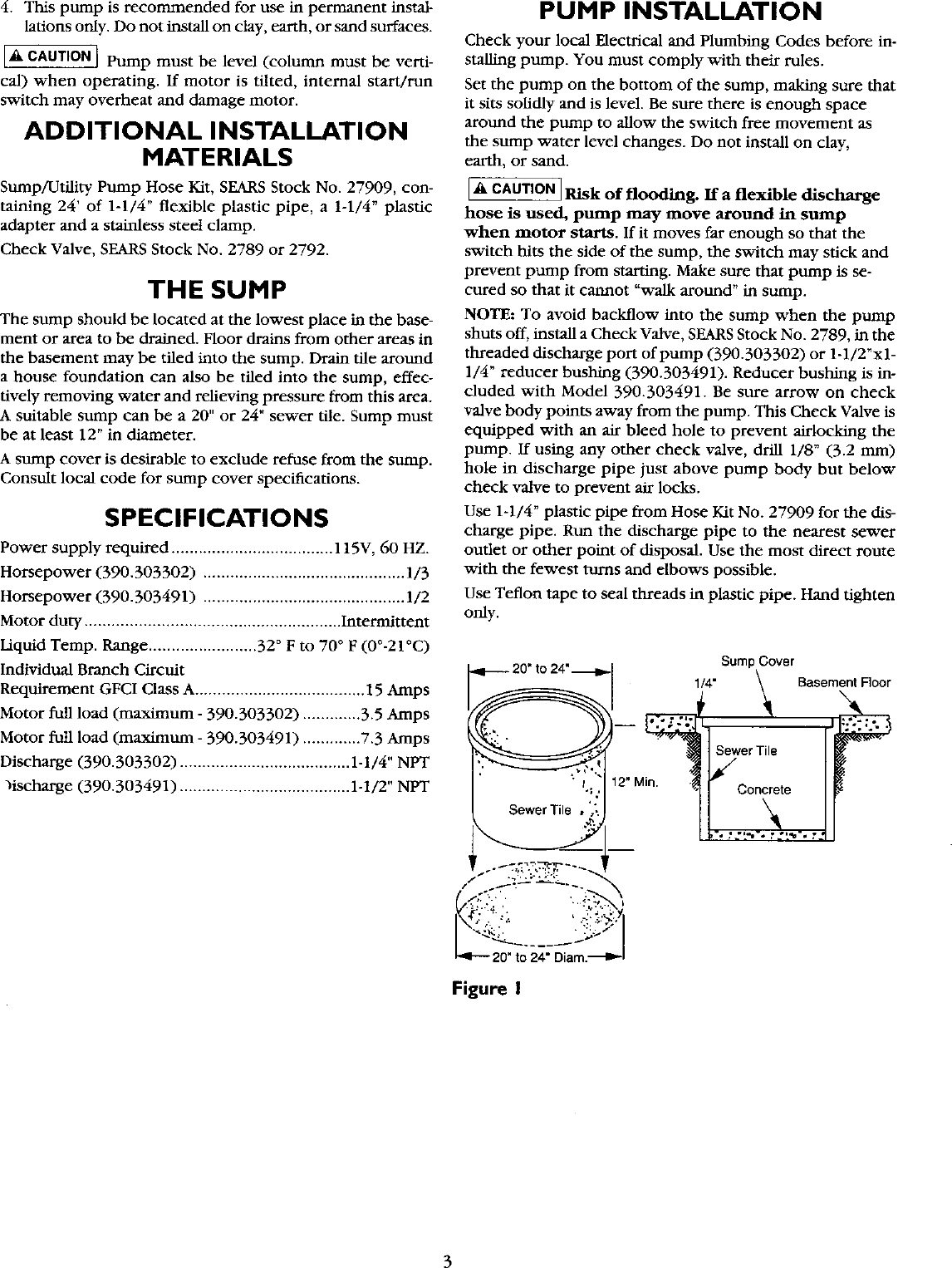 Page 3 of 8 - Sears Sears-390-303302-Users-Manual- Sears-390-303302-users-manual