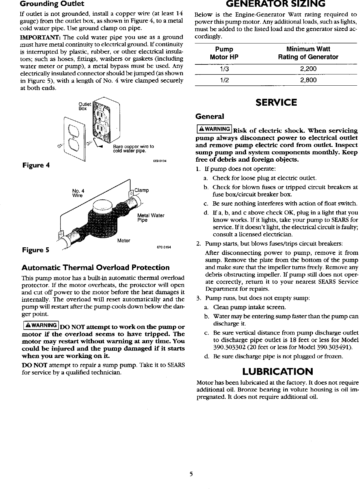 Page 5 of 8 - Sears Sears-390-303302-Users-Manual- Sears-390-303302-users-manual