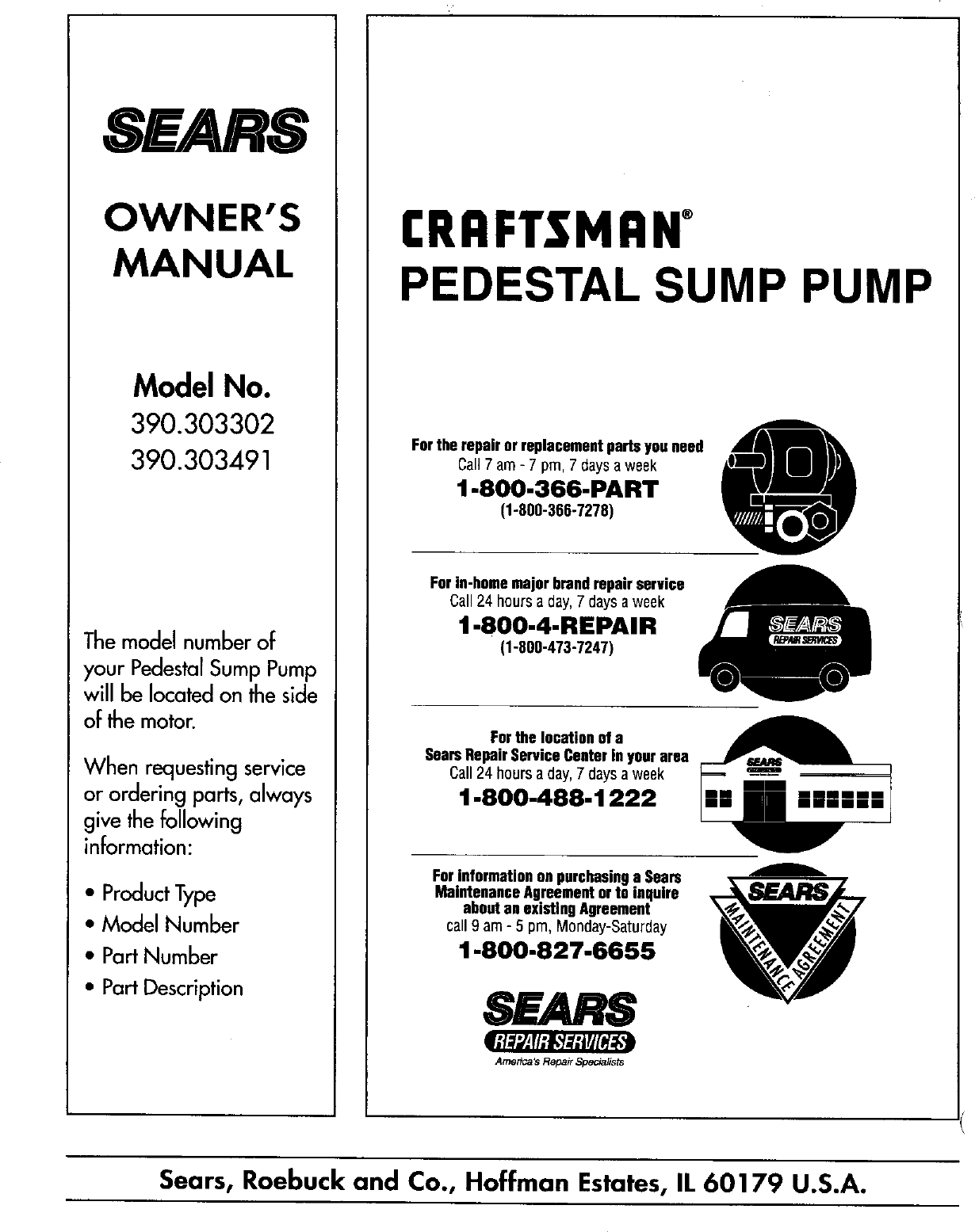Page 8 of 8 - Sears Sears-390-303302-Users-Manual- Sears-390-303302-users-manual