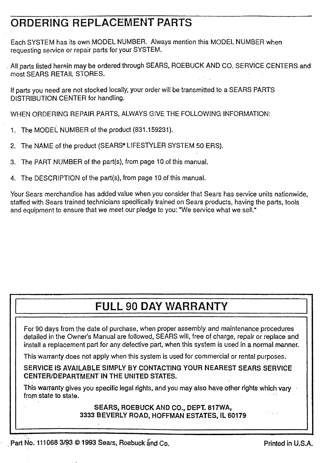 Page 12 of 12 - Sears Sears-831-159231-Users-Manual-  Sears-831-159231-users-manual