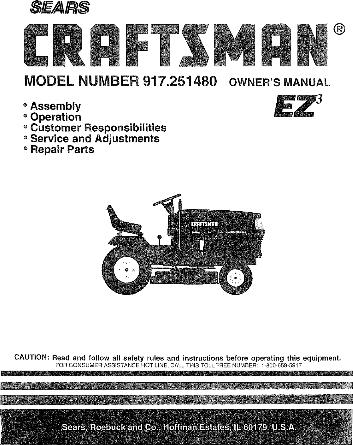 Sears 917 25148 Users Manual