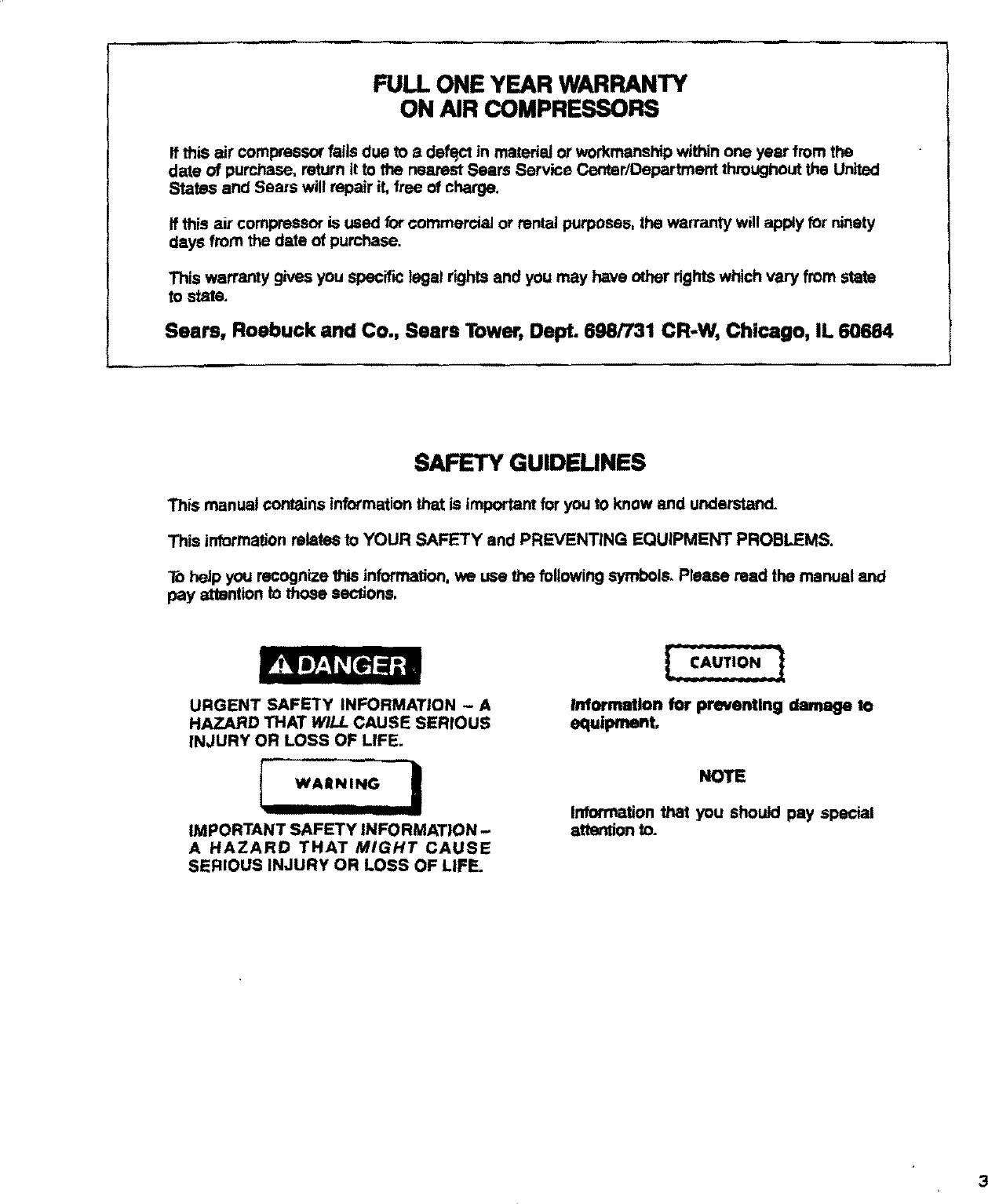 Page 3 of 11 - Sears Sears-919-Users-Manual- Sears-919-users-manual